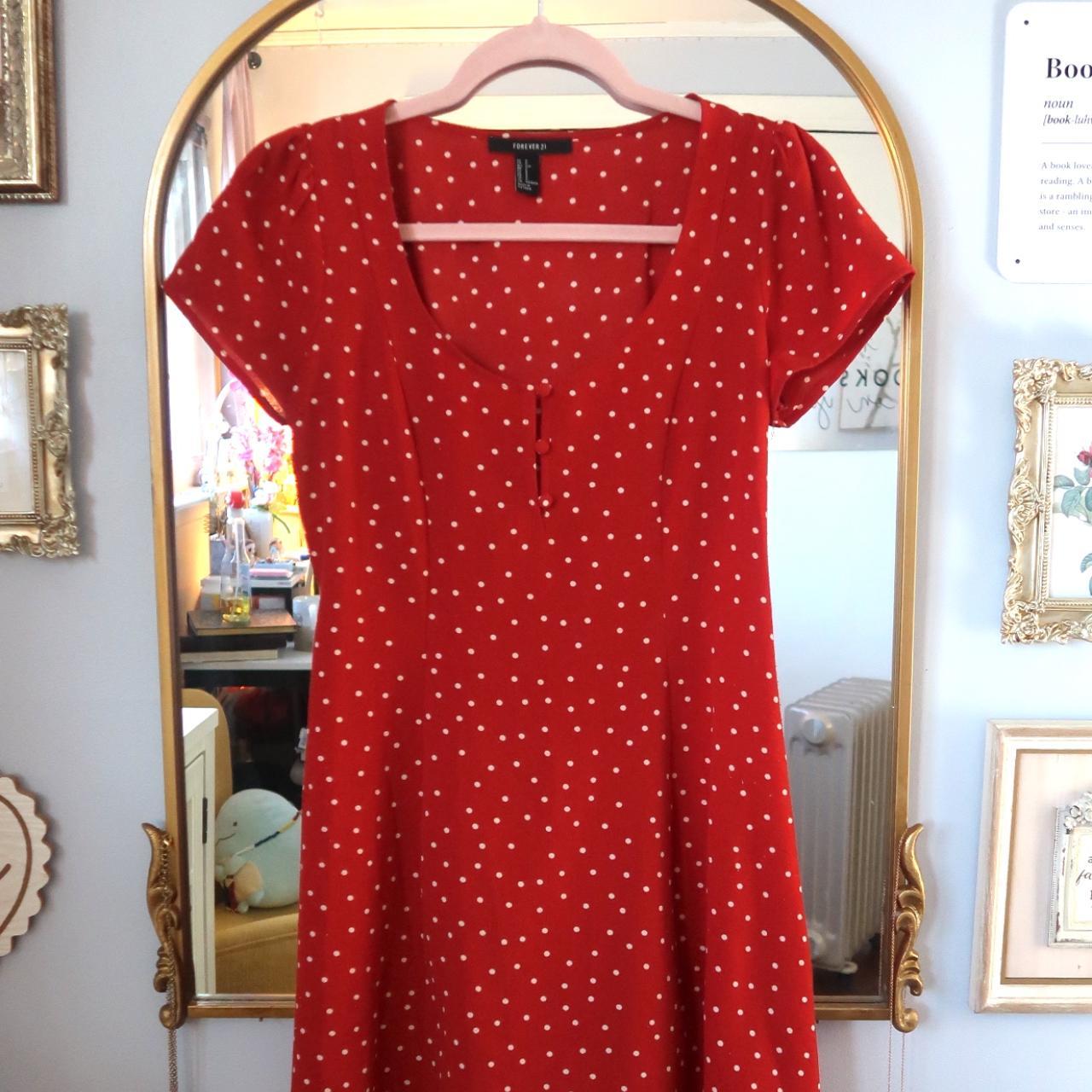 Red casual dress forever 21 online