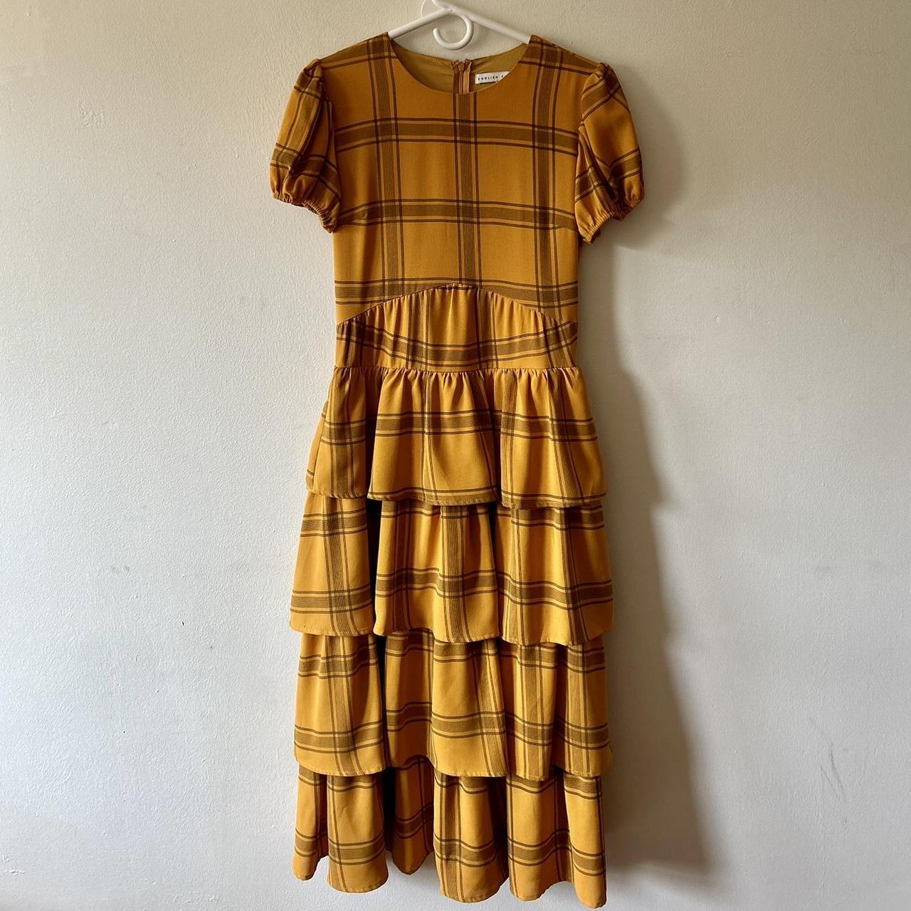 English factory 2025 yellow dress