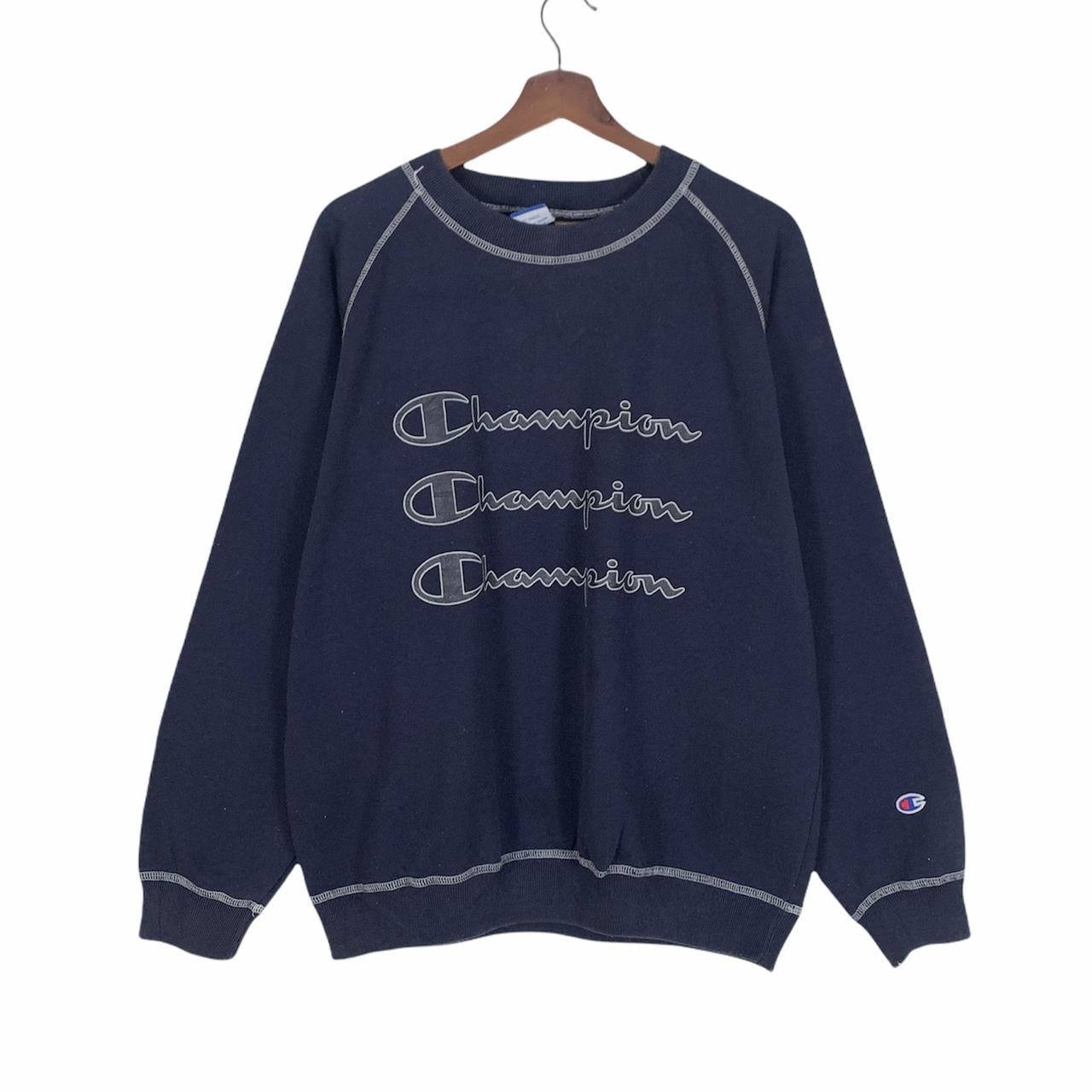 Champion sweatshirt 2024 triple logo