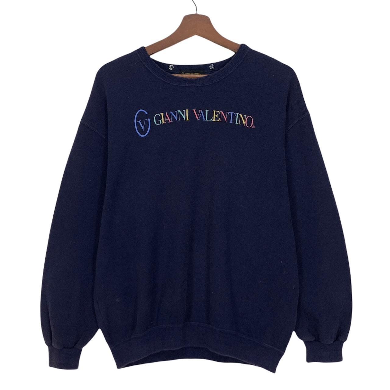 GIANNI VALENTINO ITALY SWEATSHIRT EMBROIDERED Depop