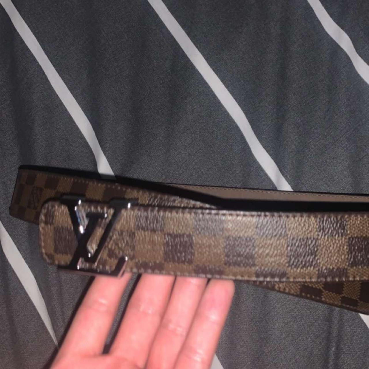 Mens Louis Vuitton belt , perfect condition size M... Depop