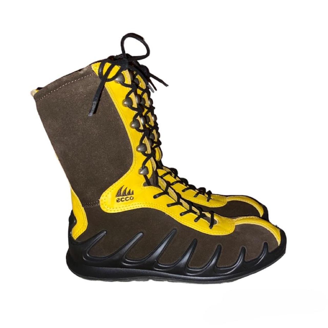 Ecco boots sales womens yellow