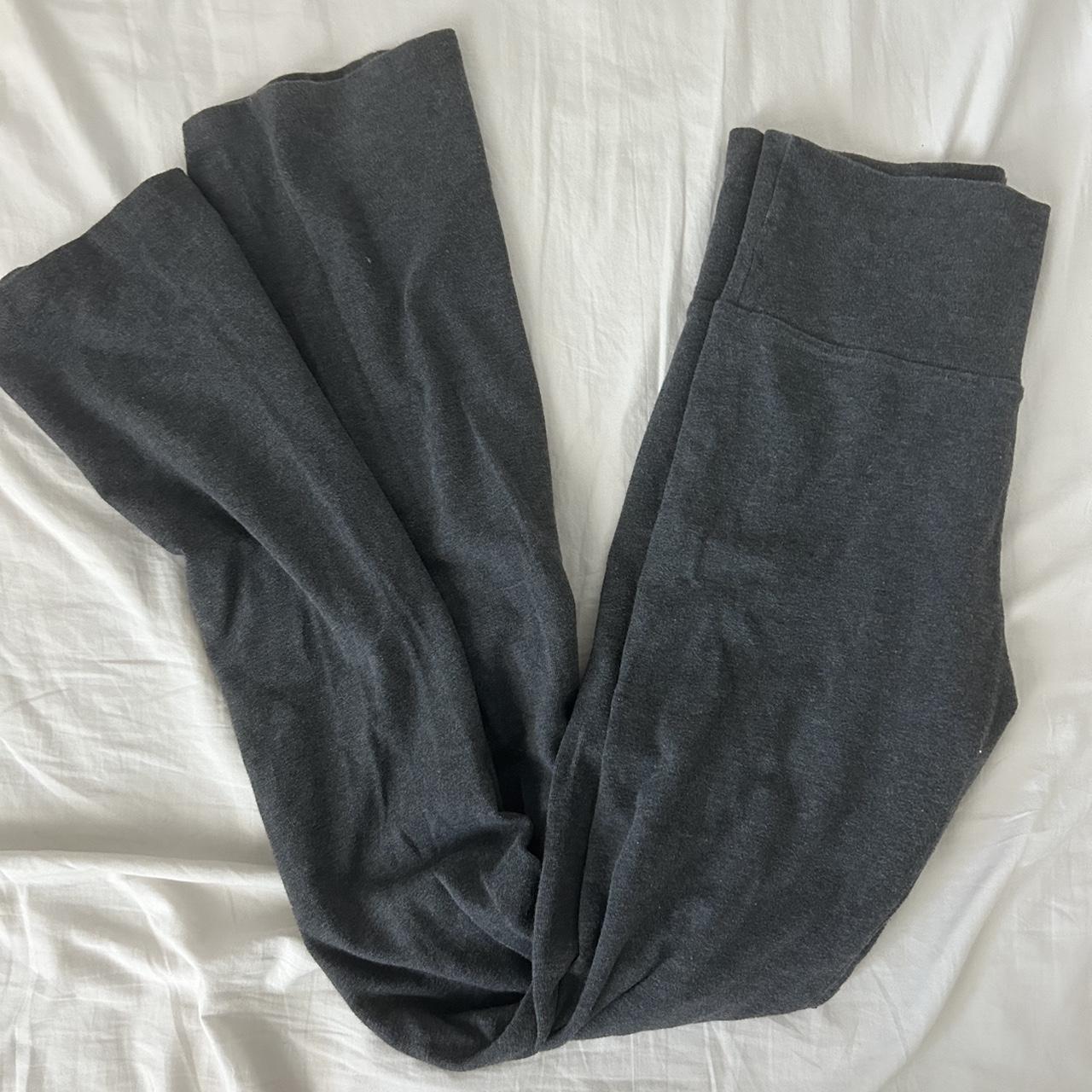 brandy melville/john galt grey flare pants... - Depop