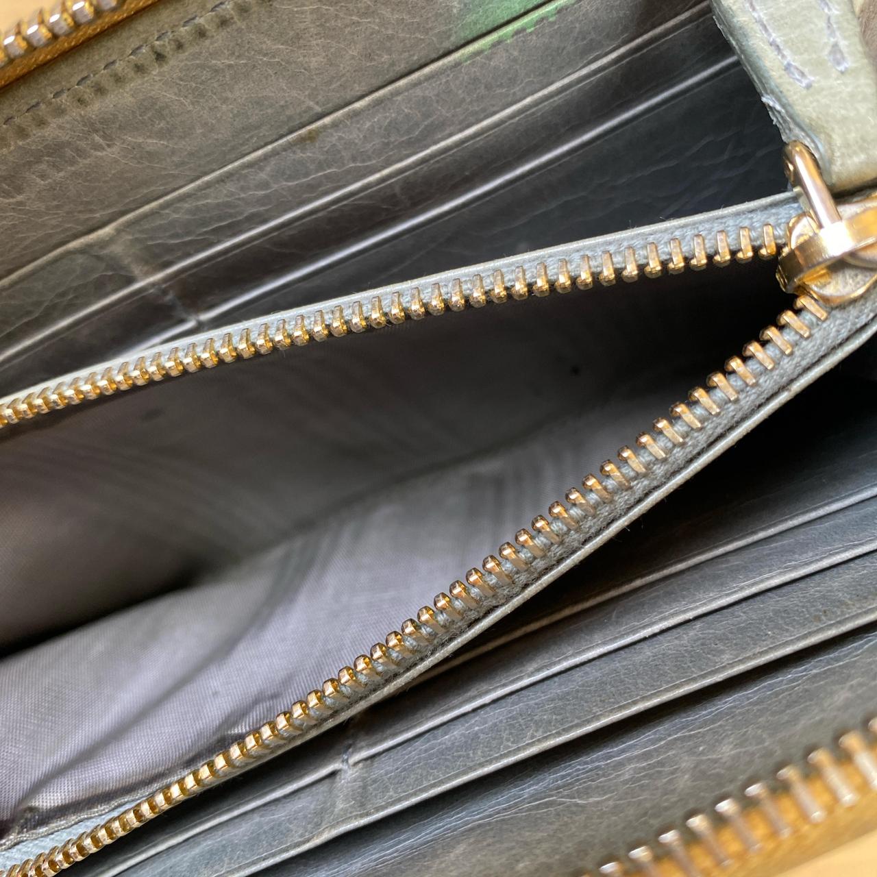 Miu Miu Women's Wallets - Yellow/Grey – miu miu w… - image 6