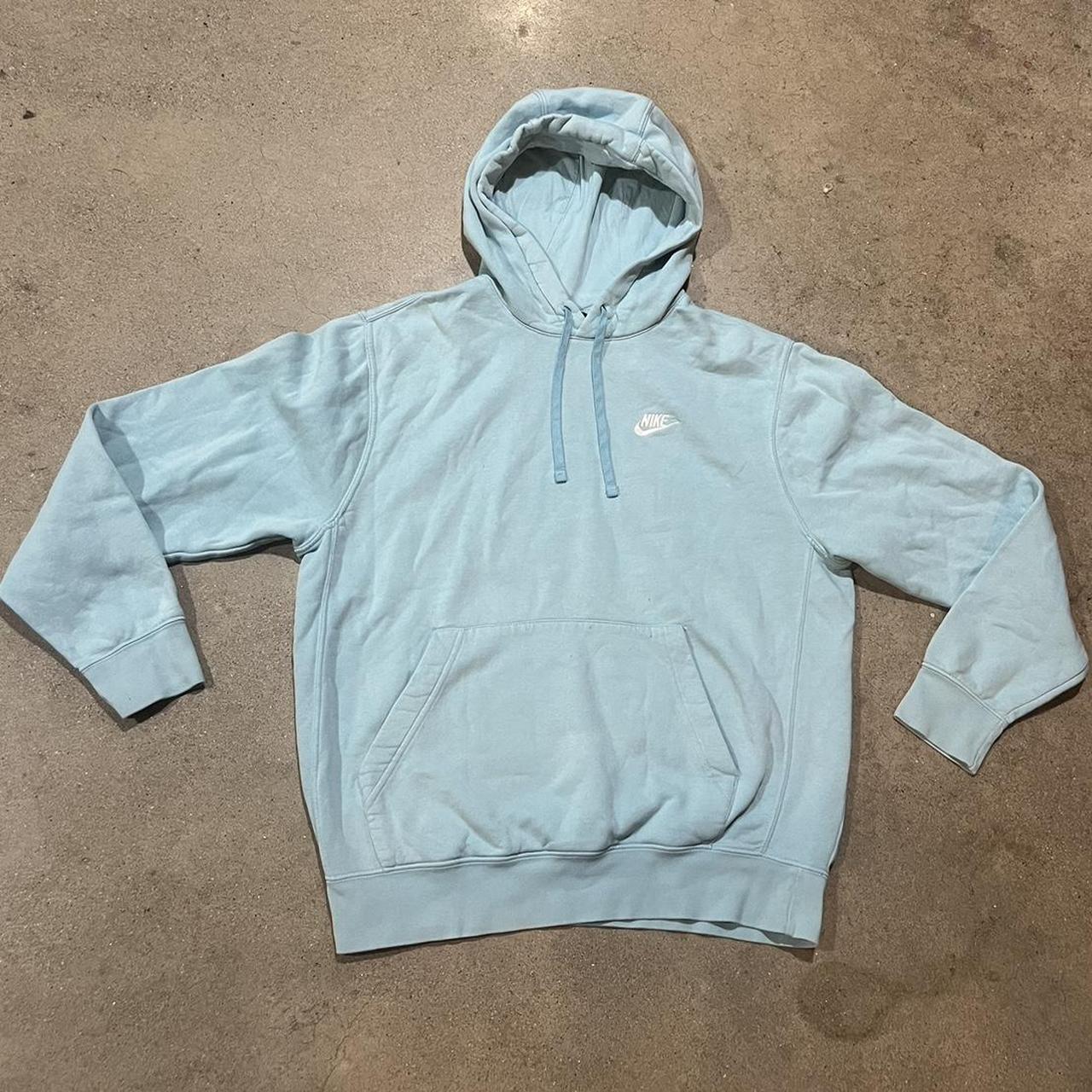 baby blue nike hoodie womens