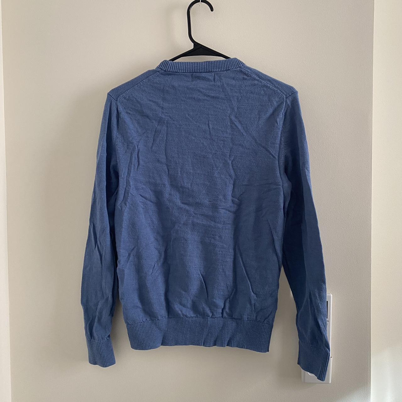 light blue / cerulean sweater from banana... - Depop