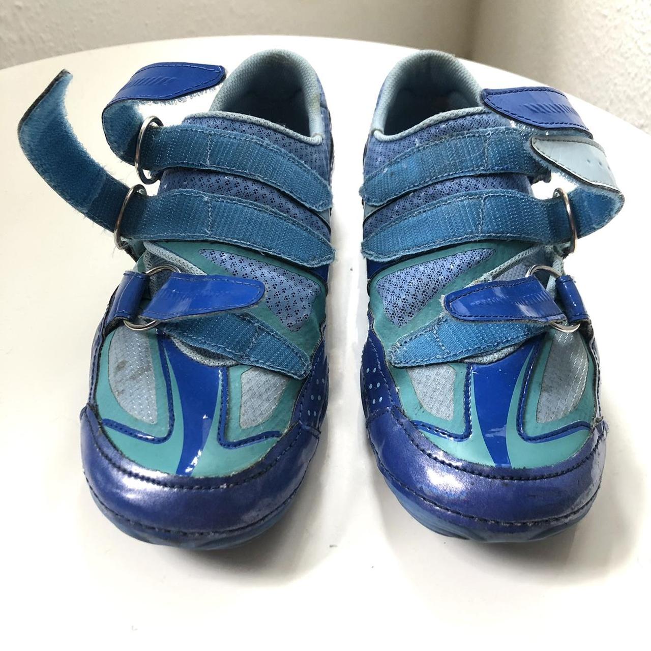 Kiko Kostadinov Gesserit shoes in blue colourway UK. Depop