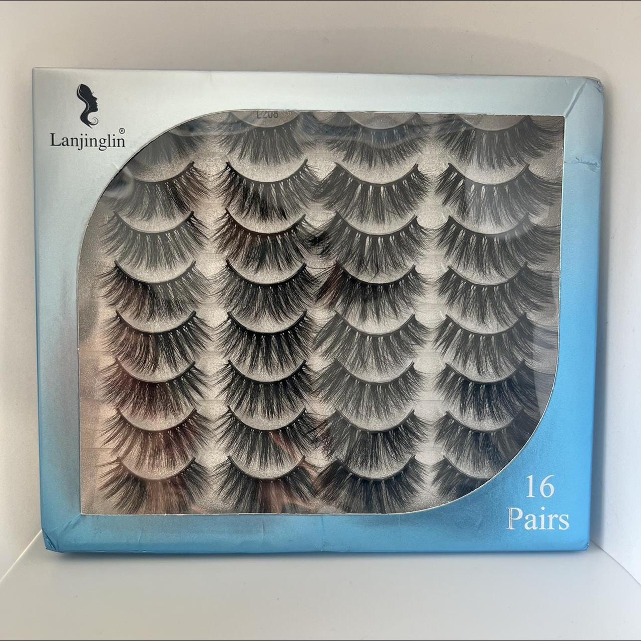 Mink Lashes 16PC| Reusable Lashes | Aesthetic Lashes... - Depop