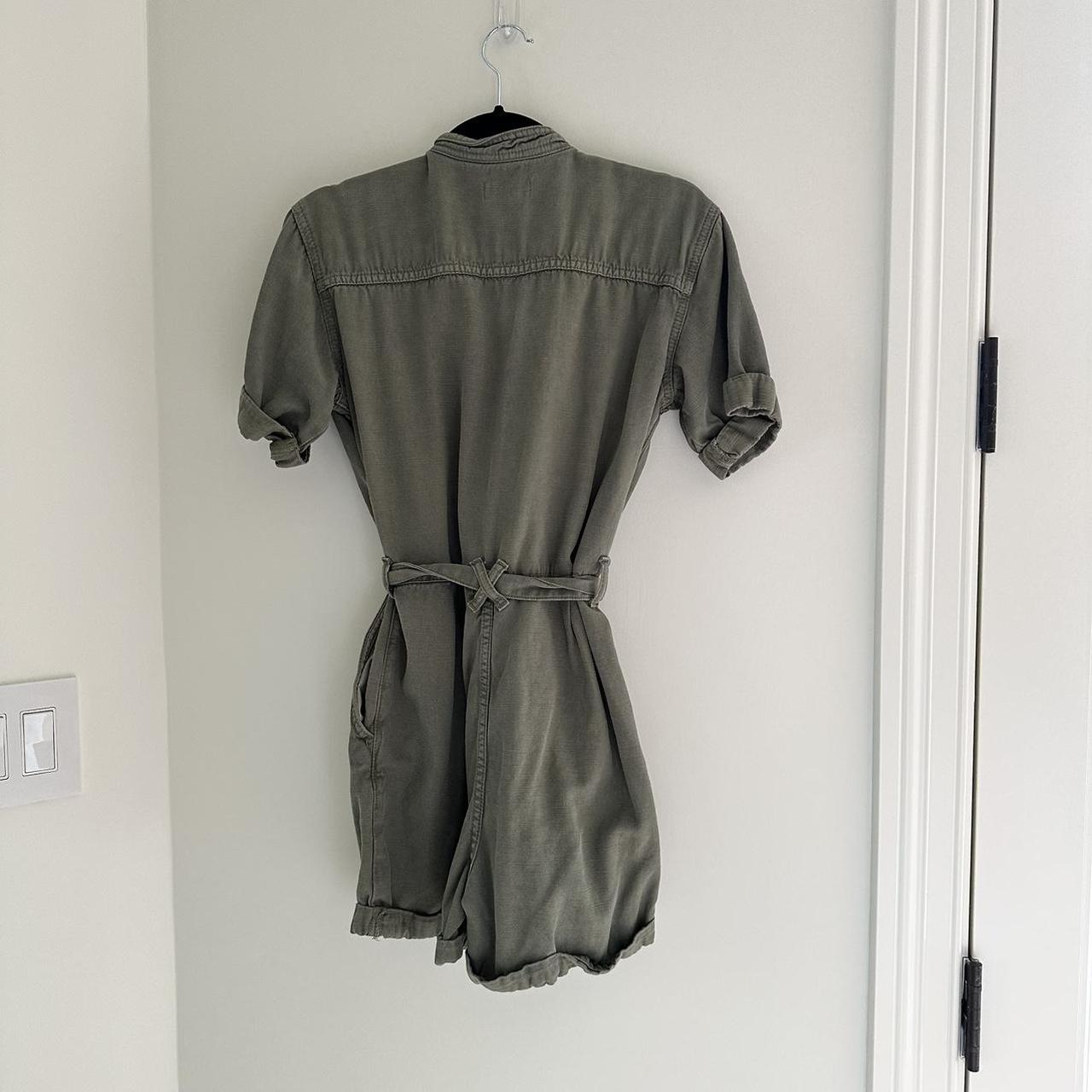 Topshop cheap khaki playsuit