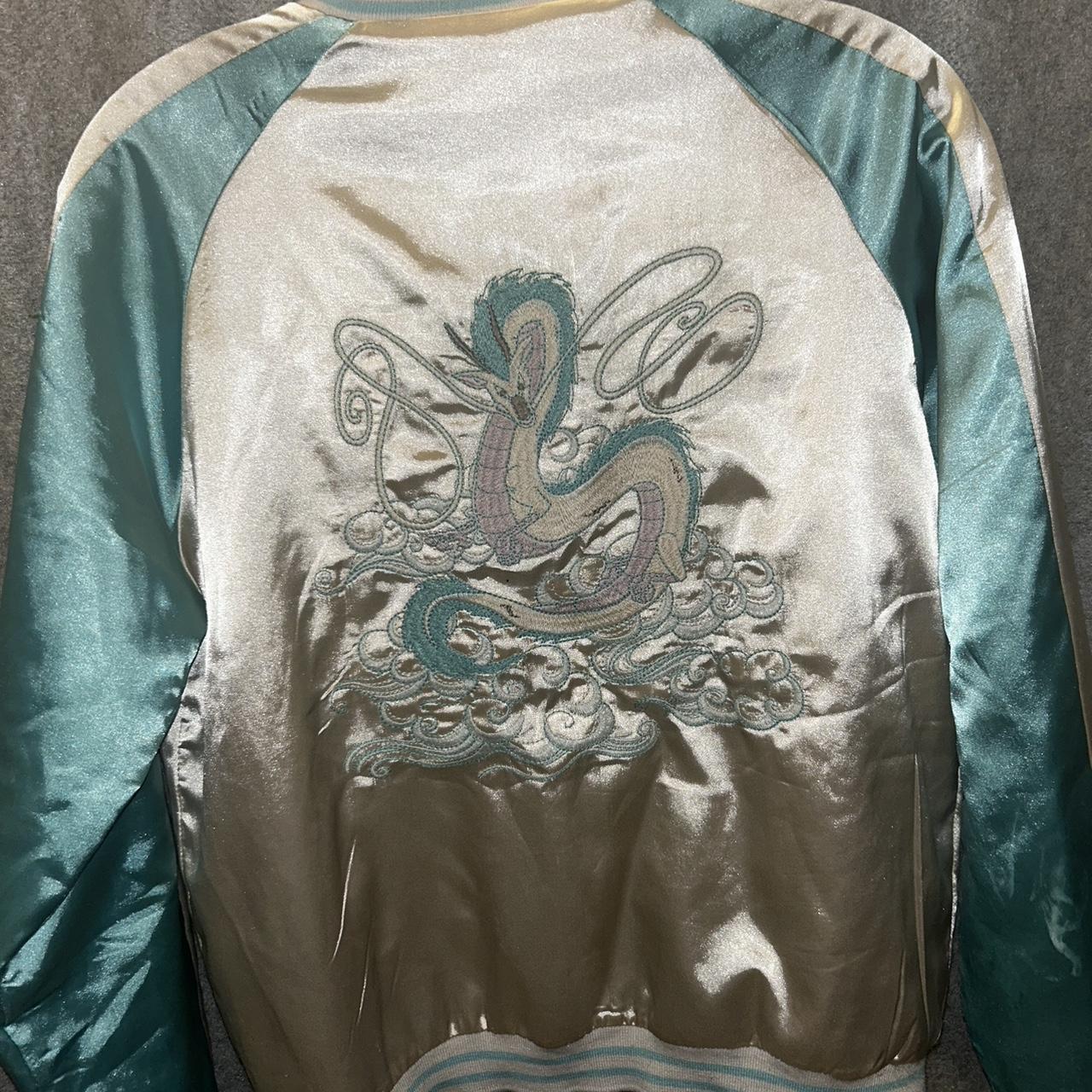 *VERY deals RARE* Studio Ghibli - SPIRITED AWAY: Haku Dragon Bomber Jacket