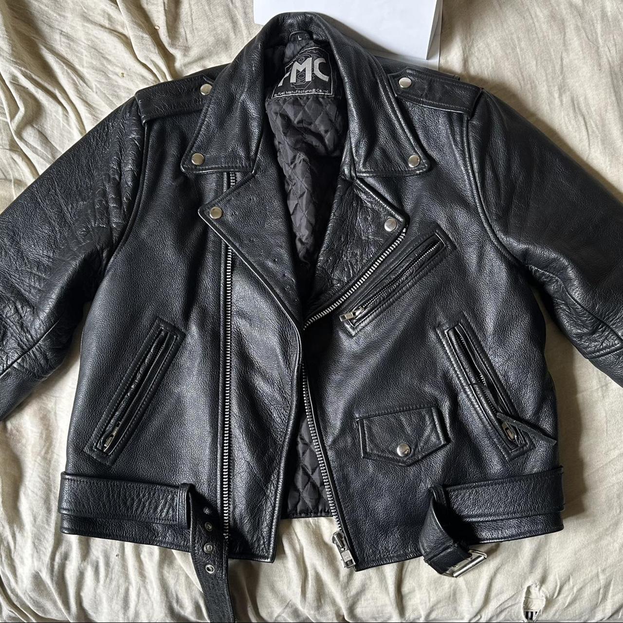 Fmc women's leather jacket best sale