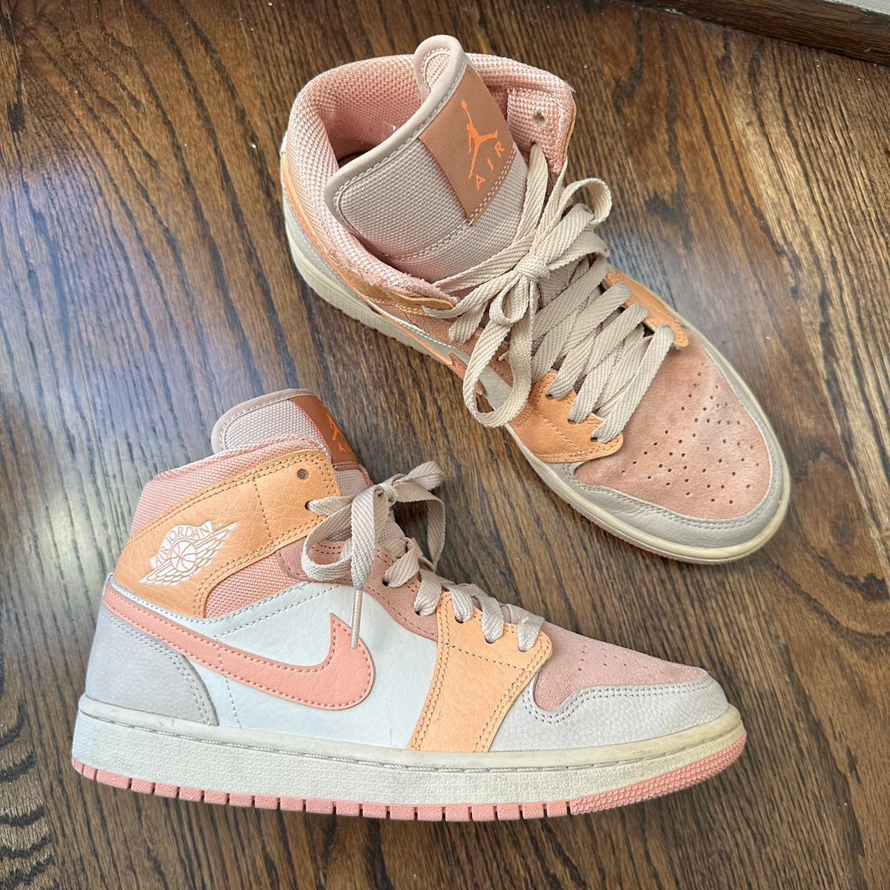 jordan 1 mid apricot orange stockx