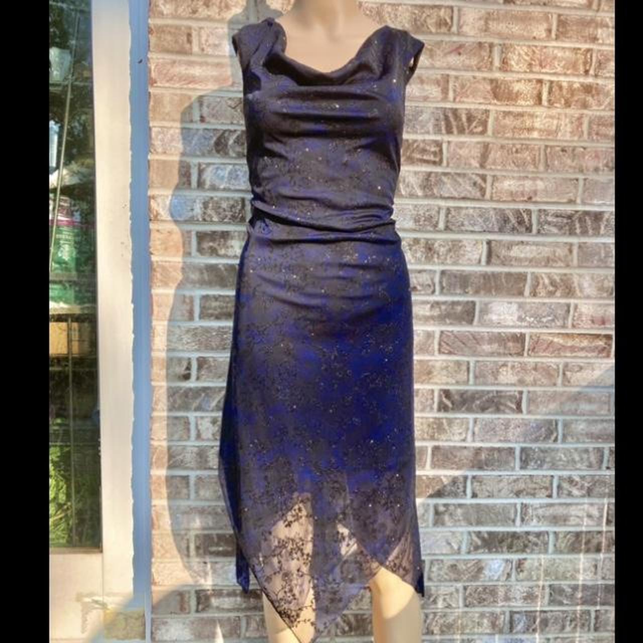 Jodi kristopher 2025 navy blue dress