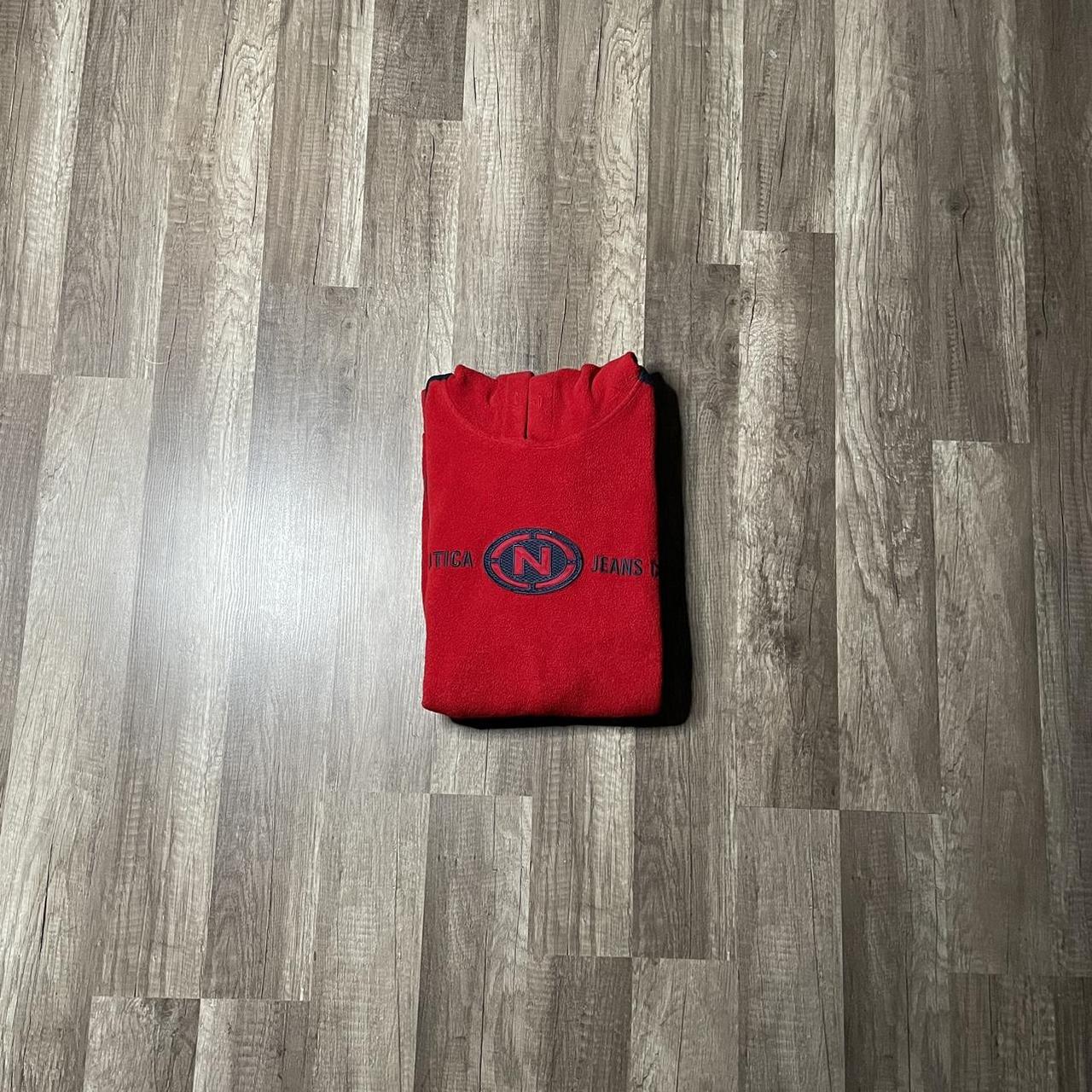 Red Nautica Hoodie Nautica Ladies XL (20) (Mens... - Depop