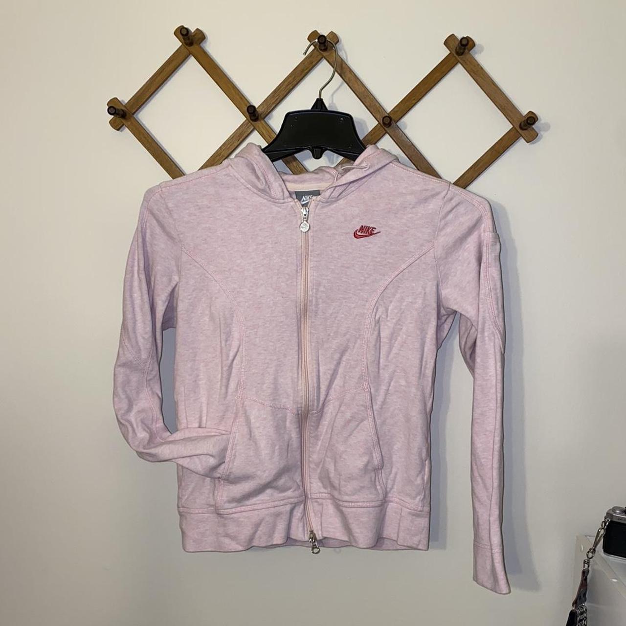 Nike Women's Pink Hoodie Depop