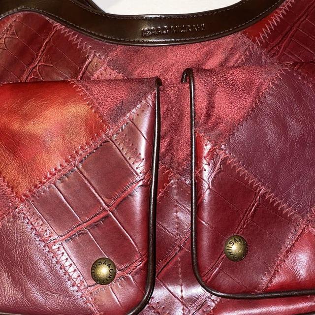 Leather Patchwork Handbag Patchwork Purse Patchwork Bag 90s | Etsy