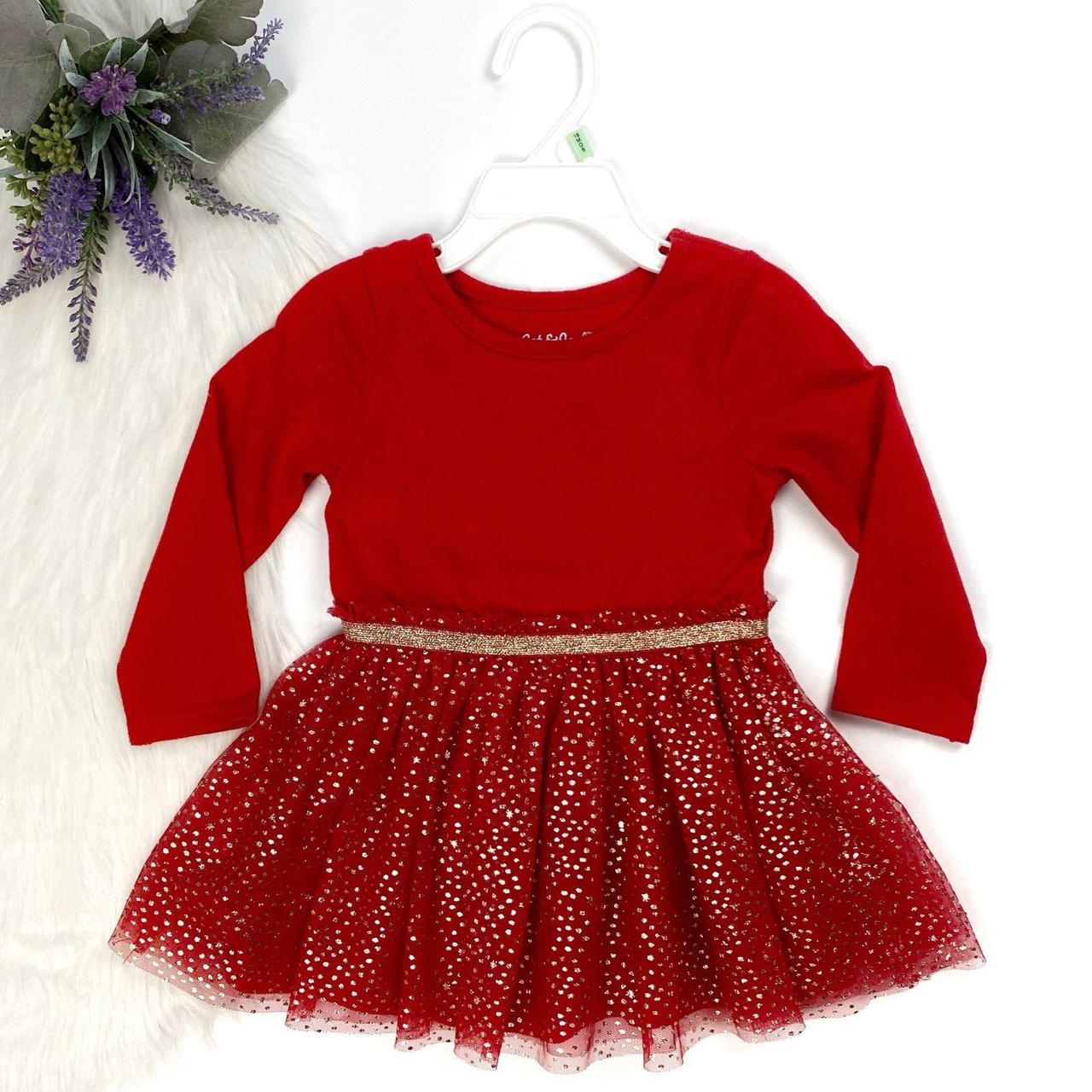 Cat and jack red dress best sale