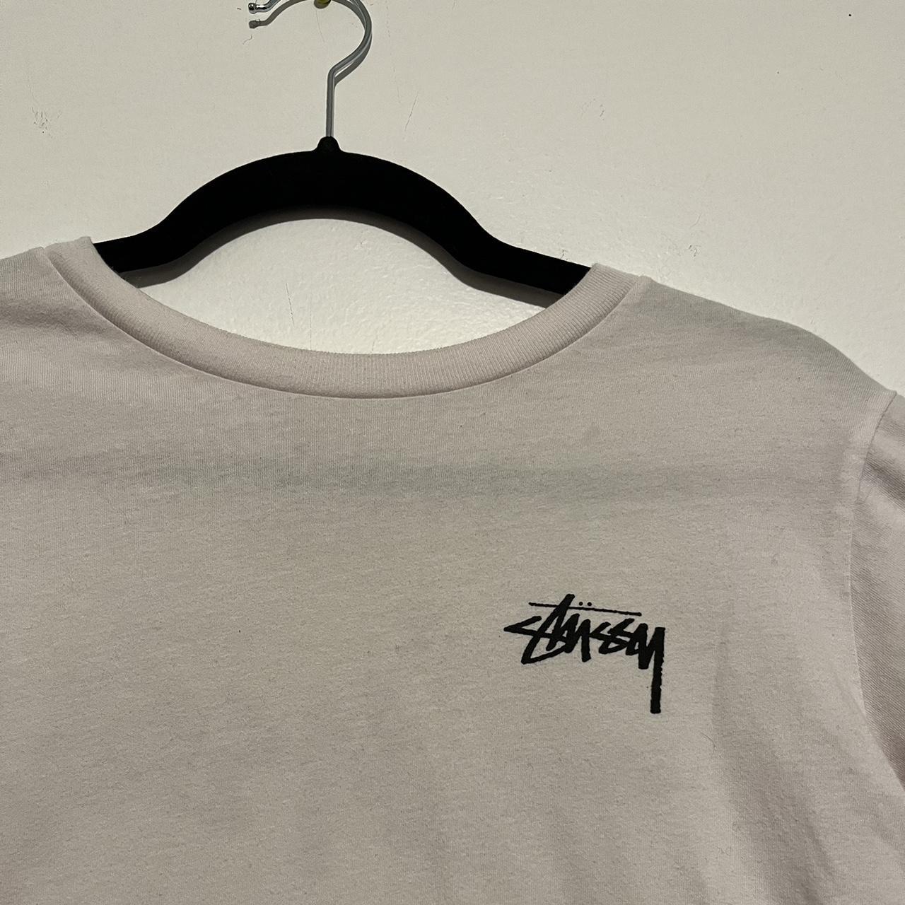 Authentic Stussy tshirt 8 ball graphic on... - Depop