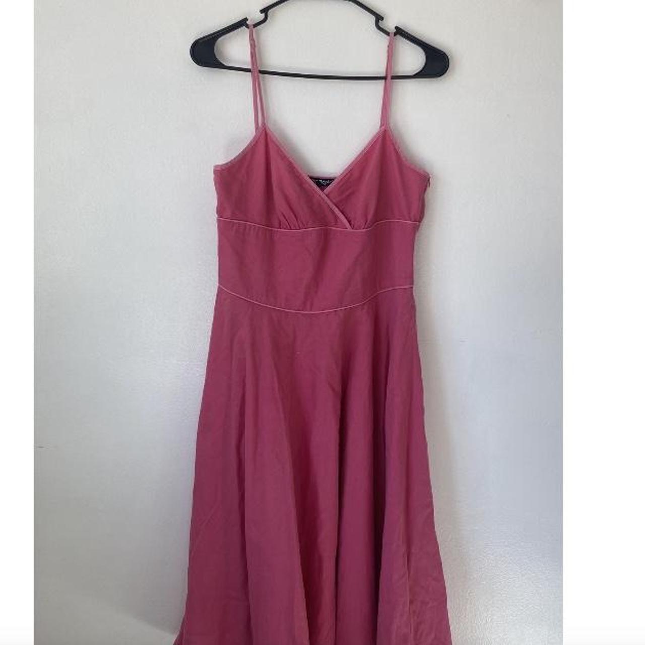 Betsey Johnson Women's Pink Dress | Depop