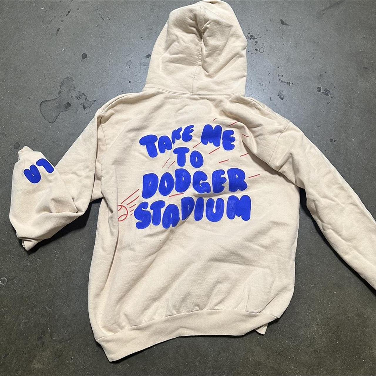 LA APPAREL hoodie Crème size Large Never worn Puff... Depop