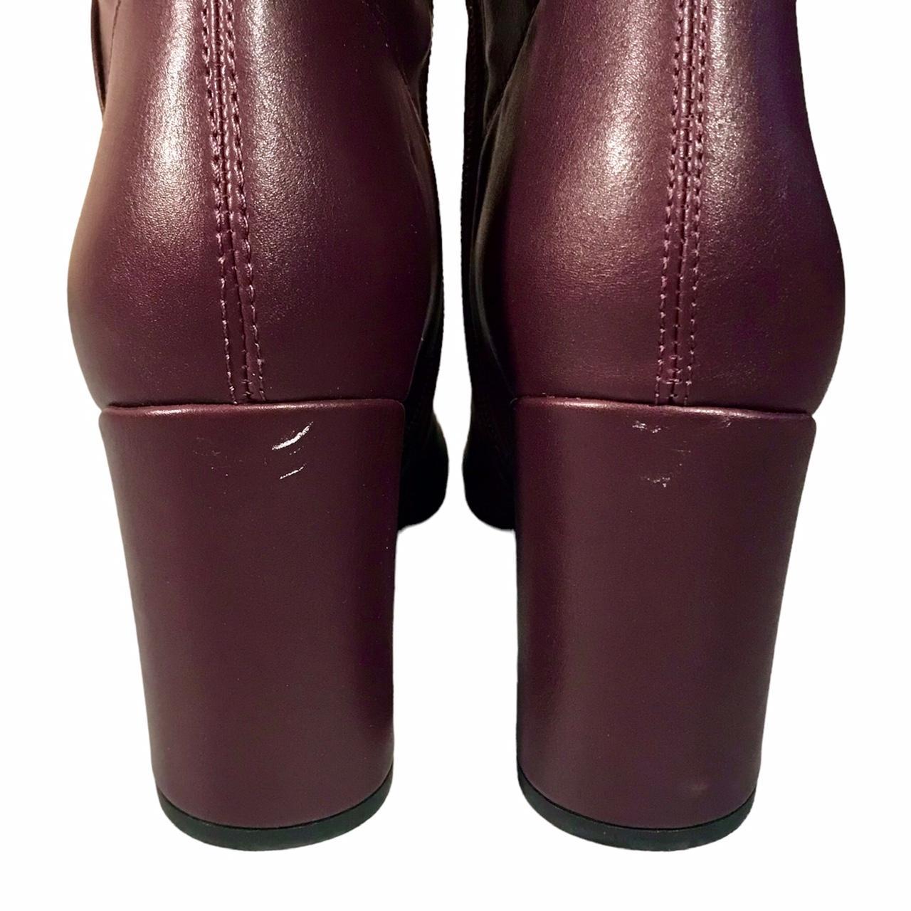 Franco Sarto Women's Burgundy Boots (4)