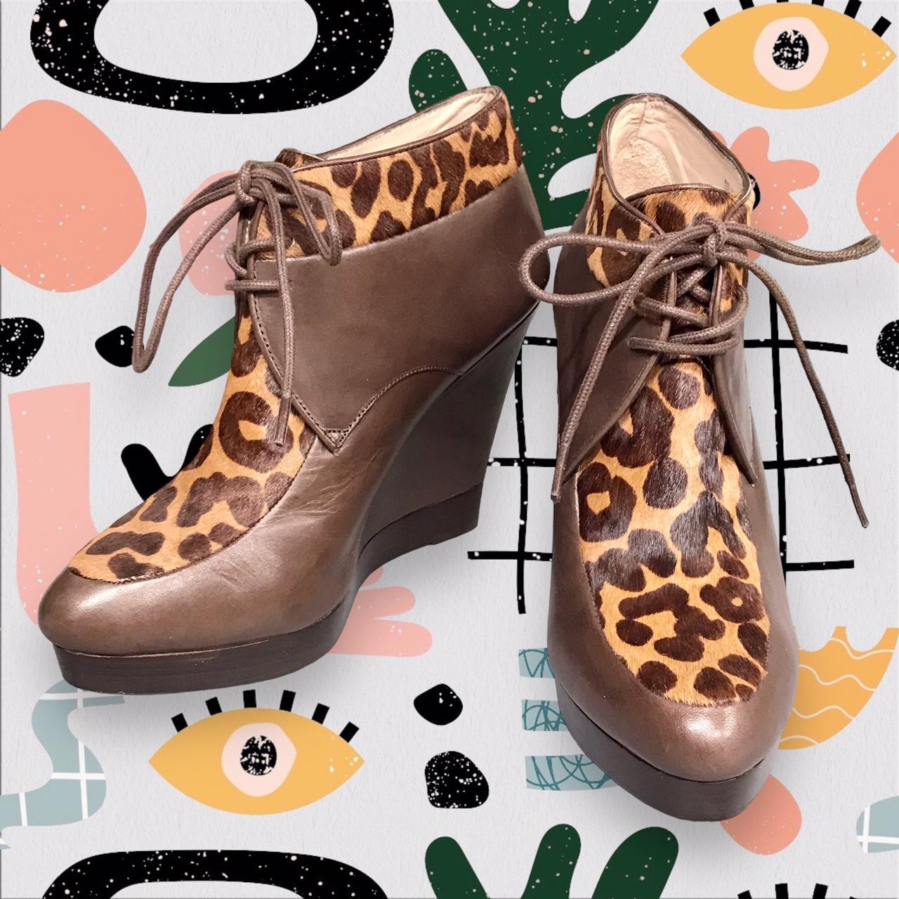 Michael kors deals leopard print boots