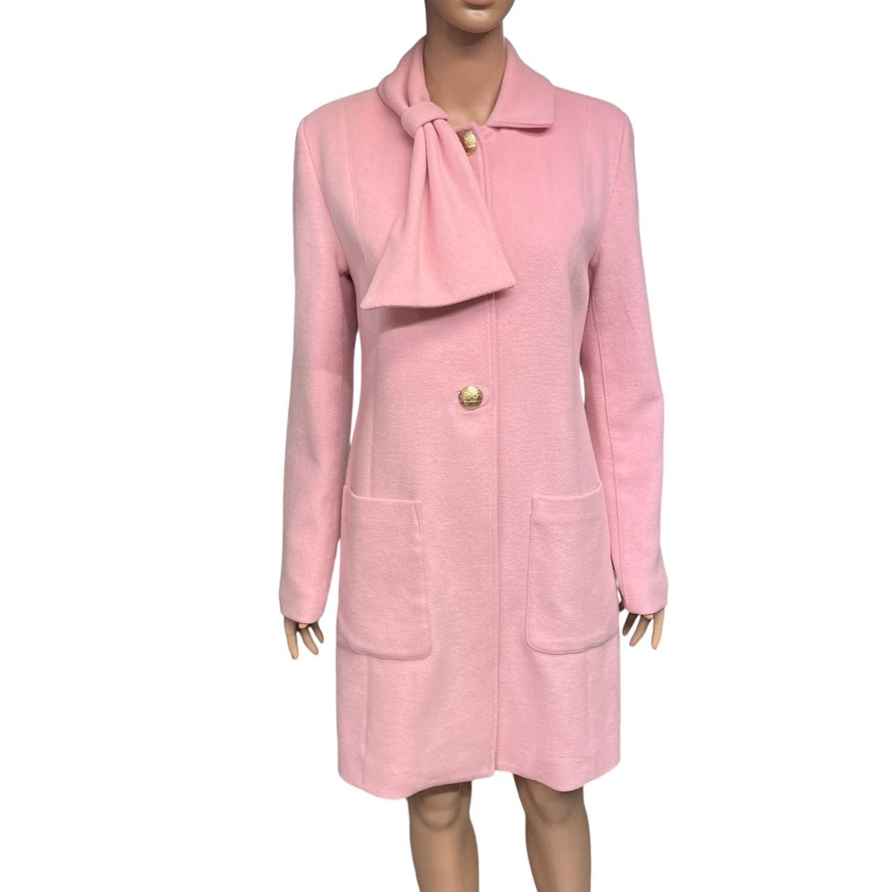 Cabi Carol Anderson Tuscadero Pink Wool Blend Coat. Depop