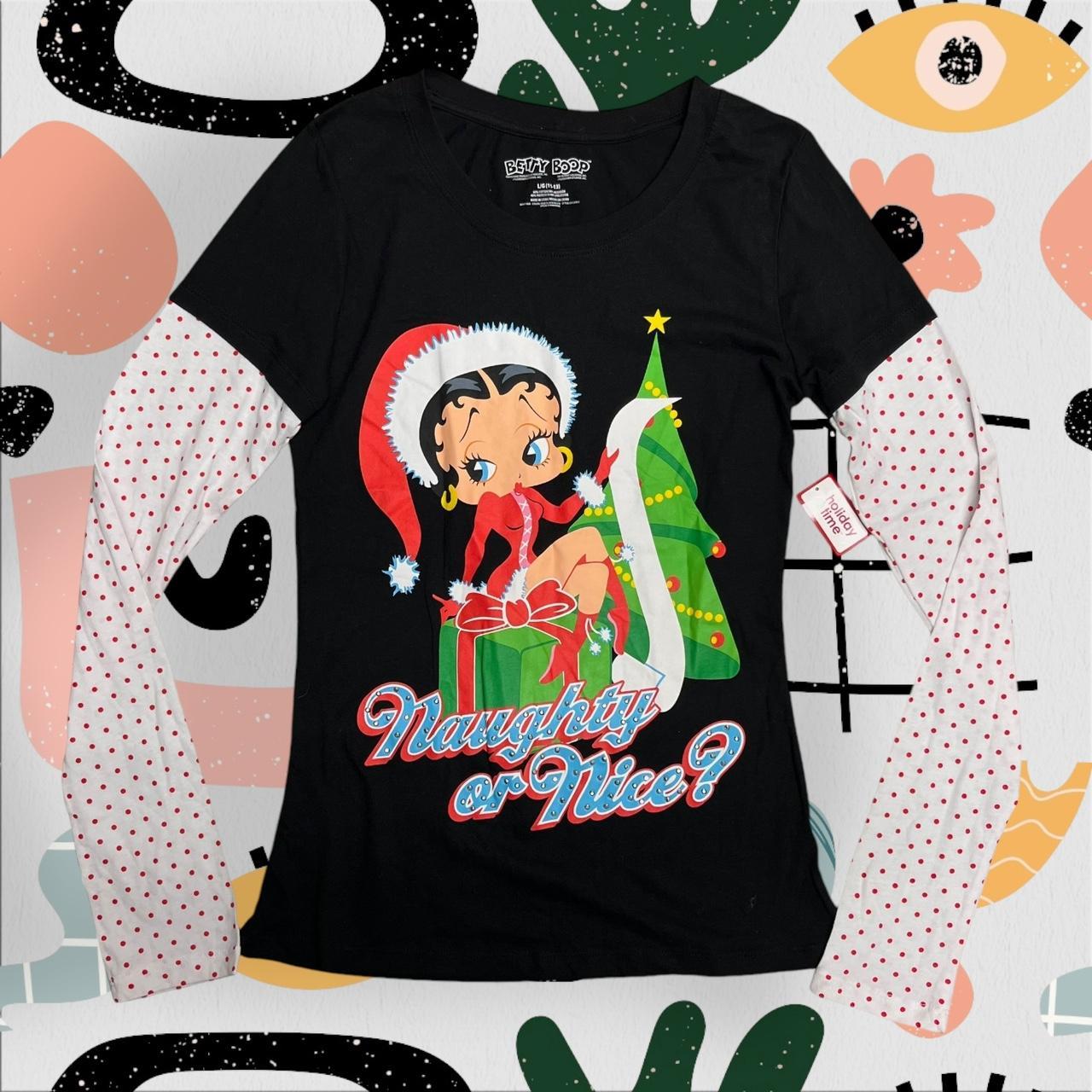 NWT Betty Boop Christmas Naughty or Nice... Depop