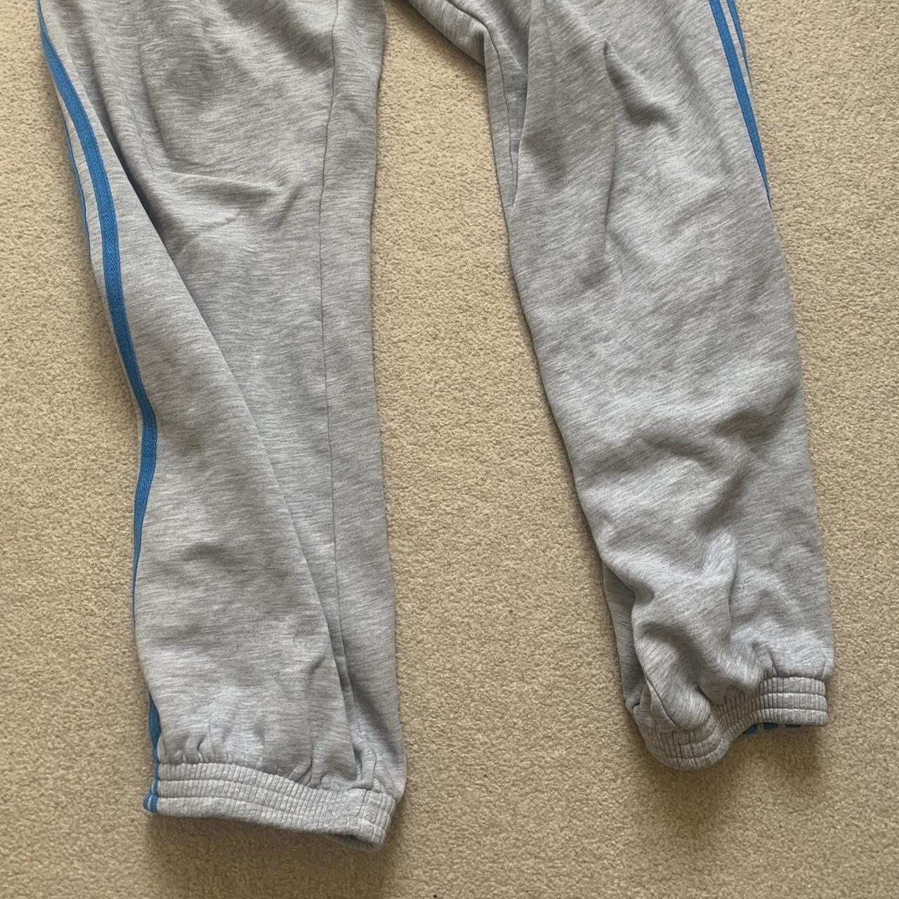 Blue and grey adidas trackies Can do more... - Depop