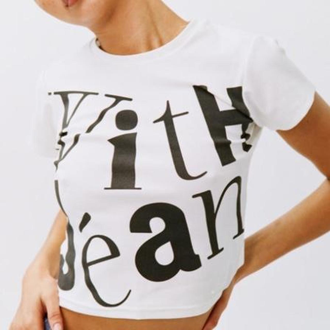 With Jéan Women's White Crop-top (3)