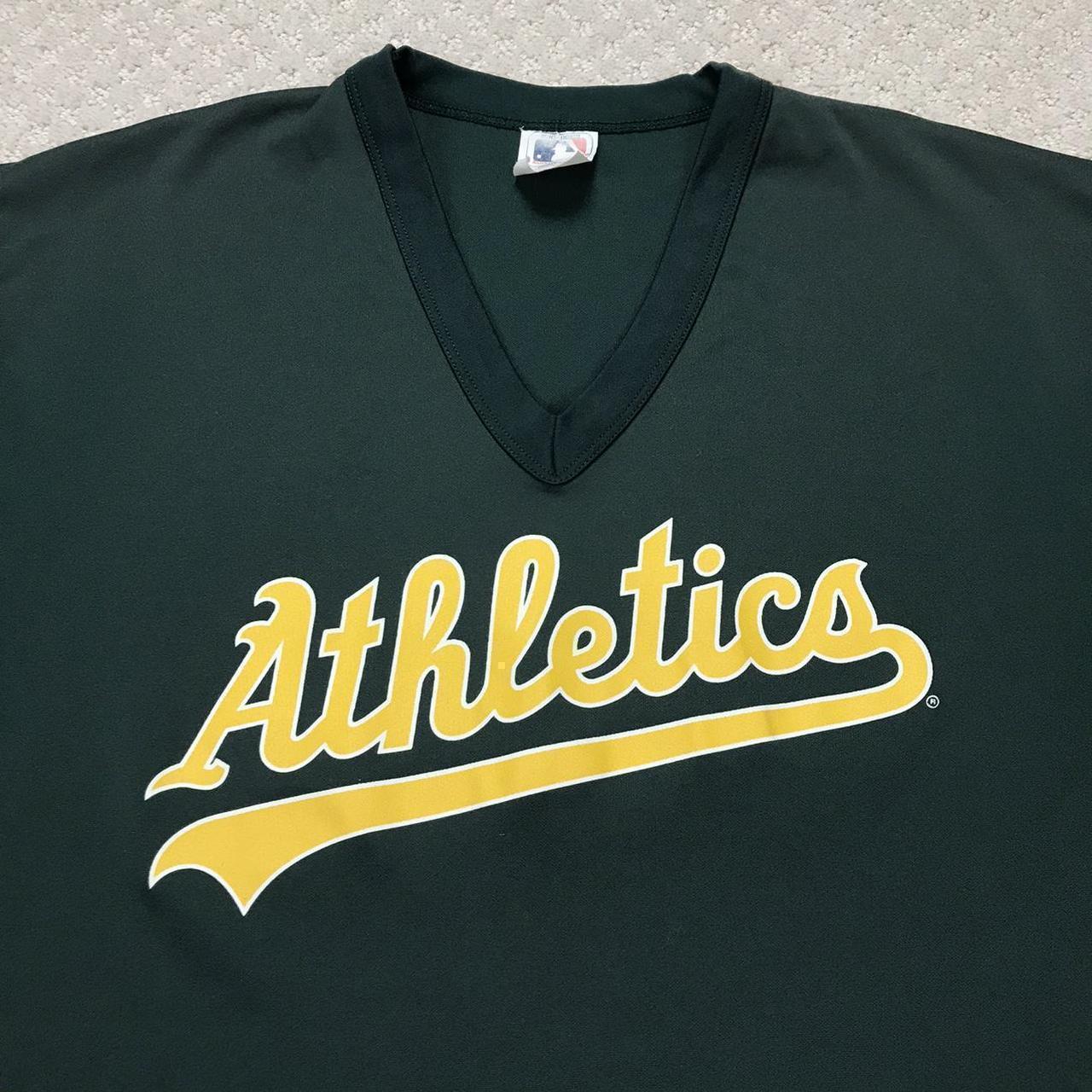 Vintage MLB Oakland A's blank jersey shirt, size - Depop