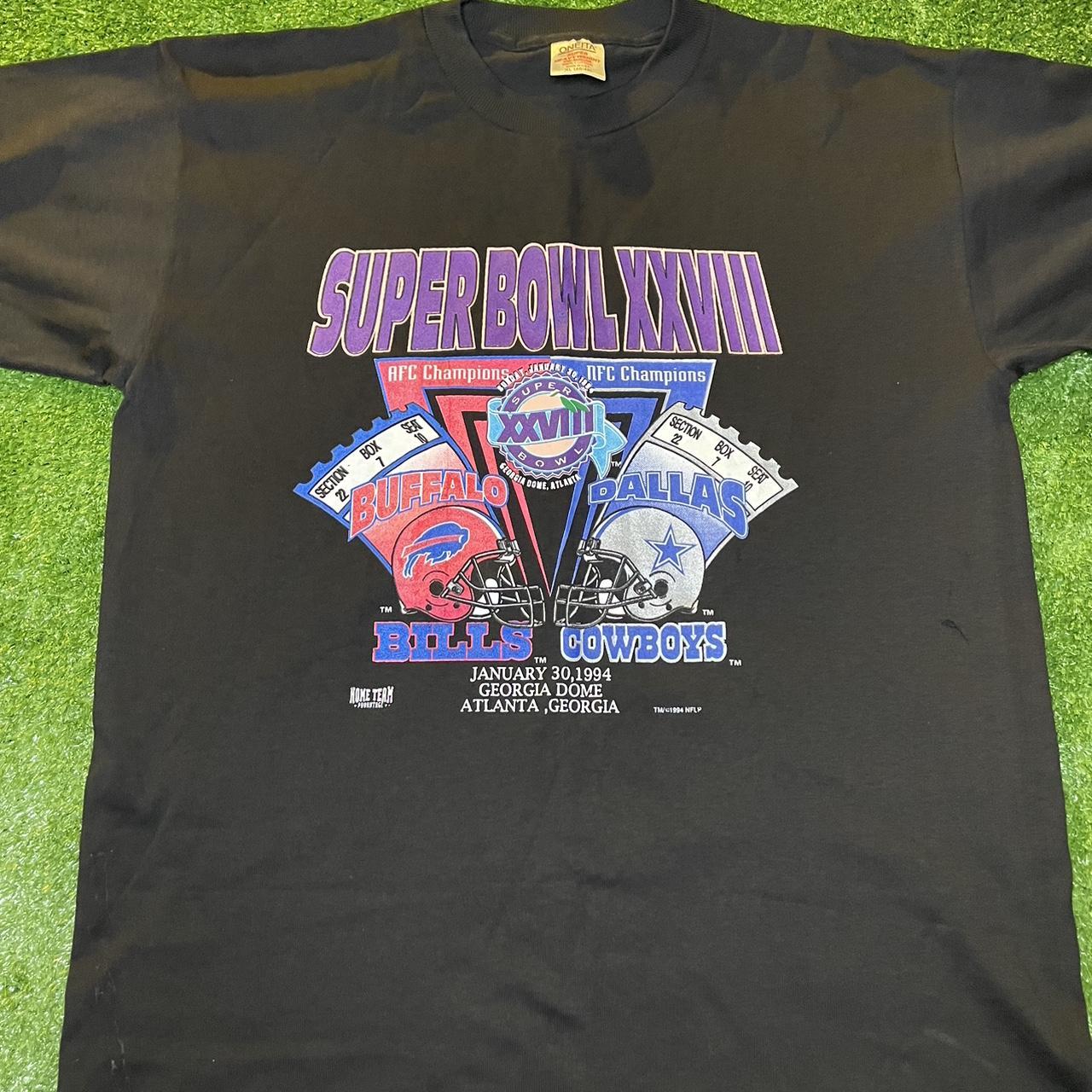 1990 Vintage Superbowl T Shirt XL