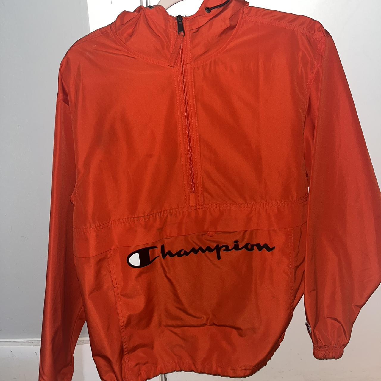 Champion windbreaker hot sale womens red