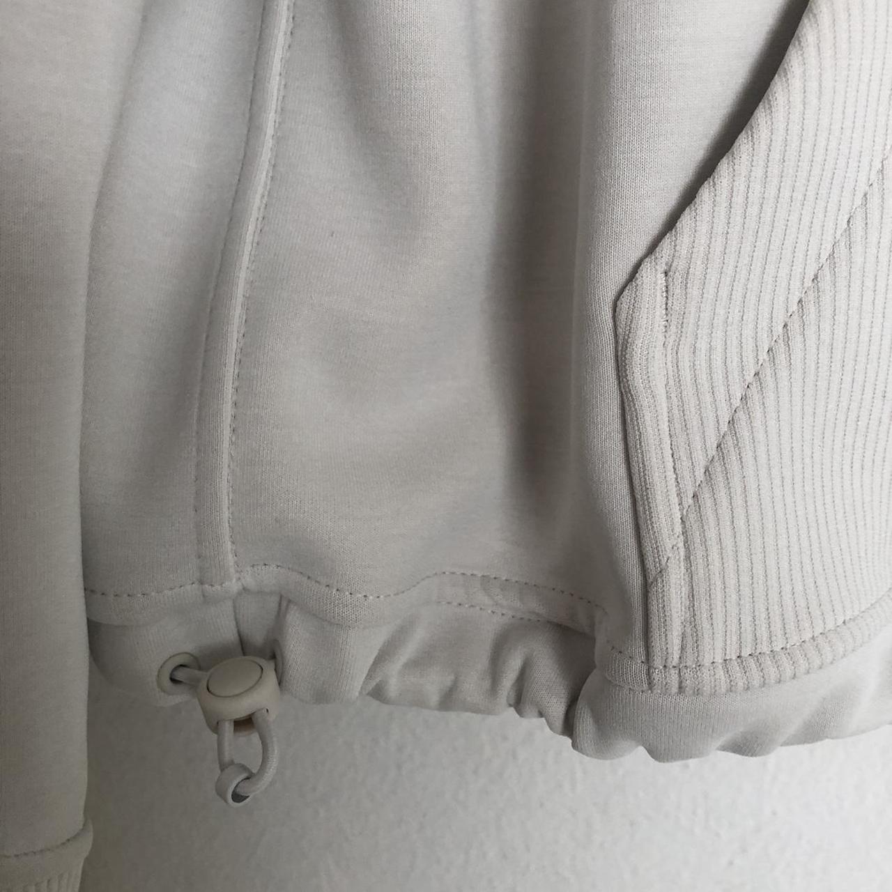 Lululemon Brushed Softstreme Ribbed Half Zip White - Depop