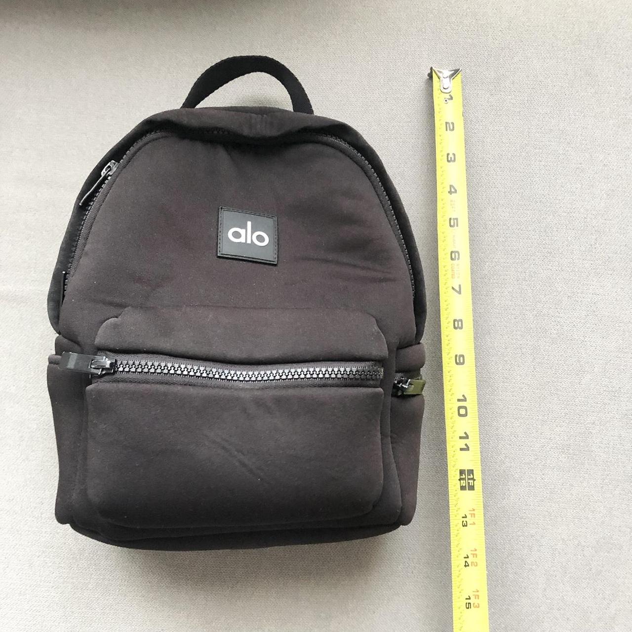 Alo Yoga Mini Stow Backpack Black Show signs of... - Depop