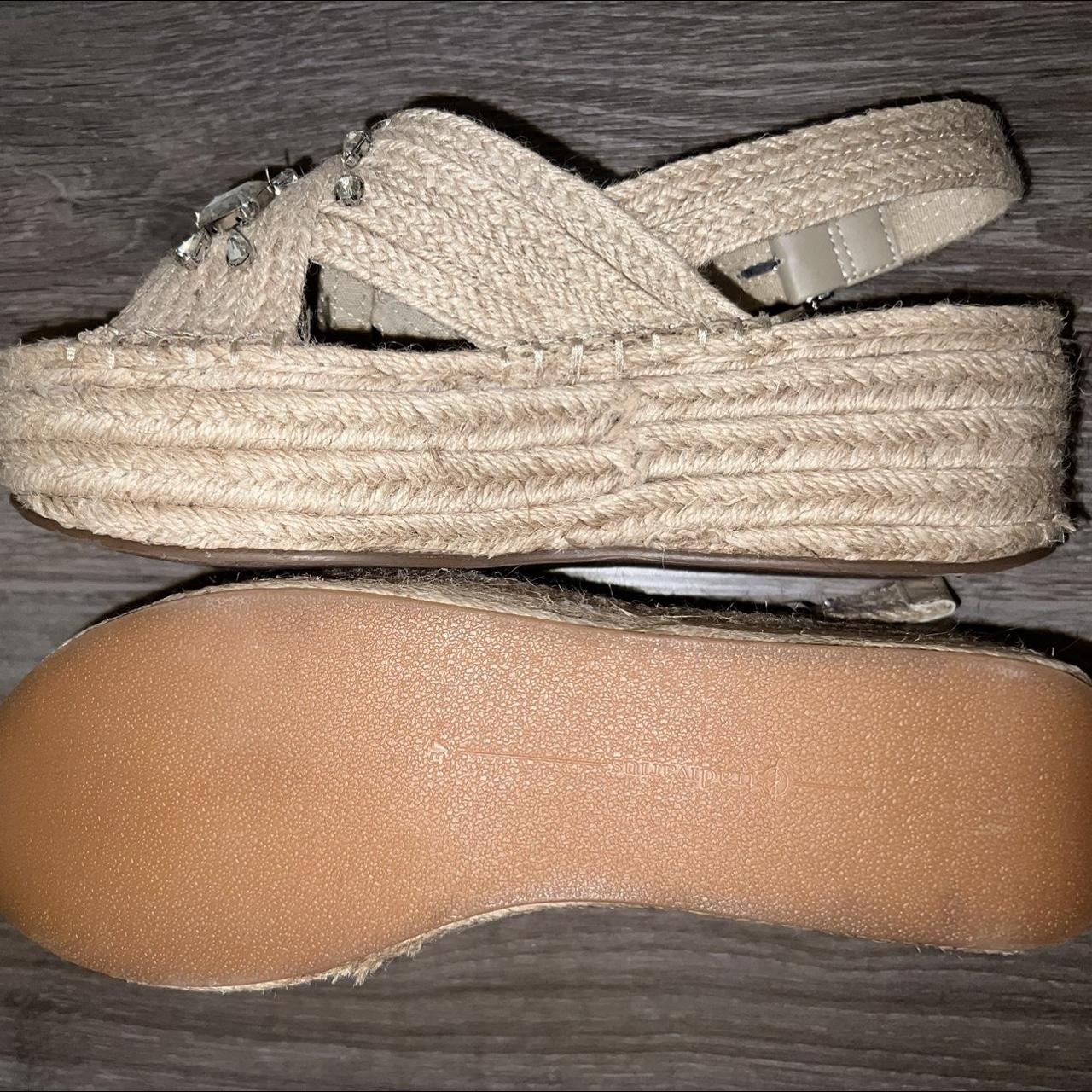 STRADIVARIUS Stradivarius platform woven sandals... - Depop