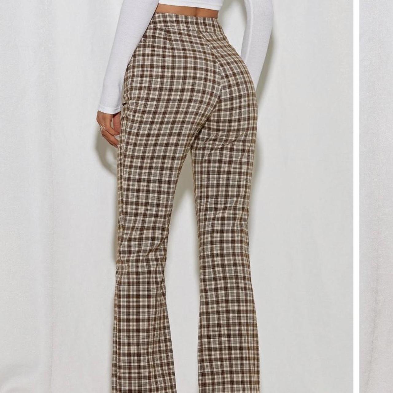 Shein Checkered Slacks 🛍 free stickers 🛍 10%... - Depop