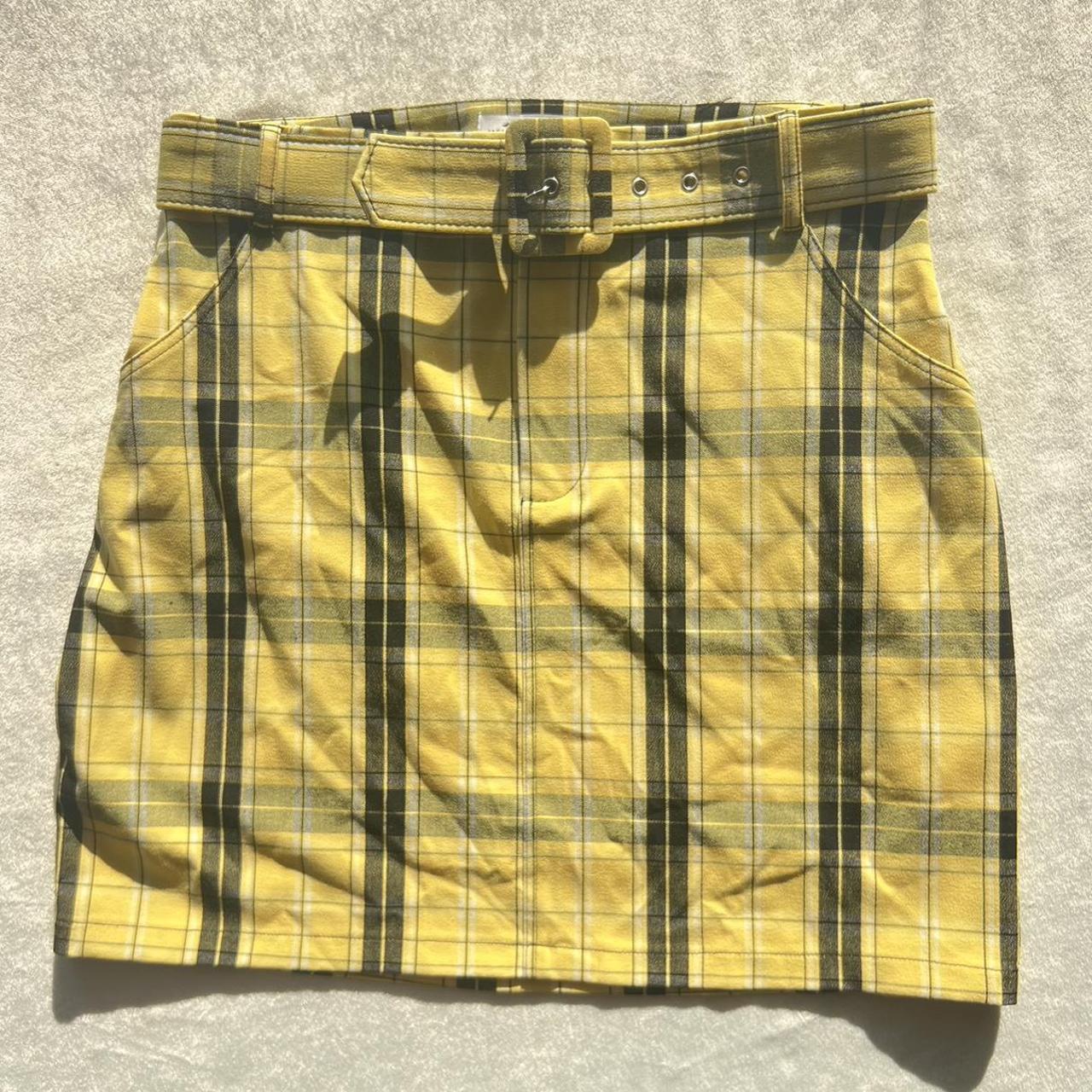 Yellow Plaid Skirt Hollister Hollister Womens Plaid Yellow Skirt