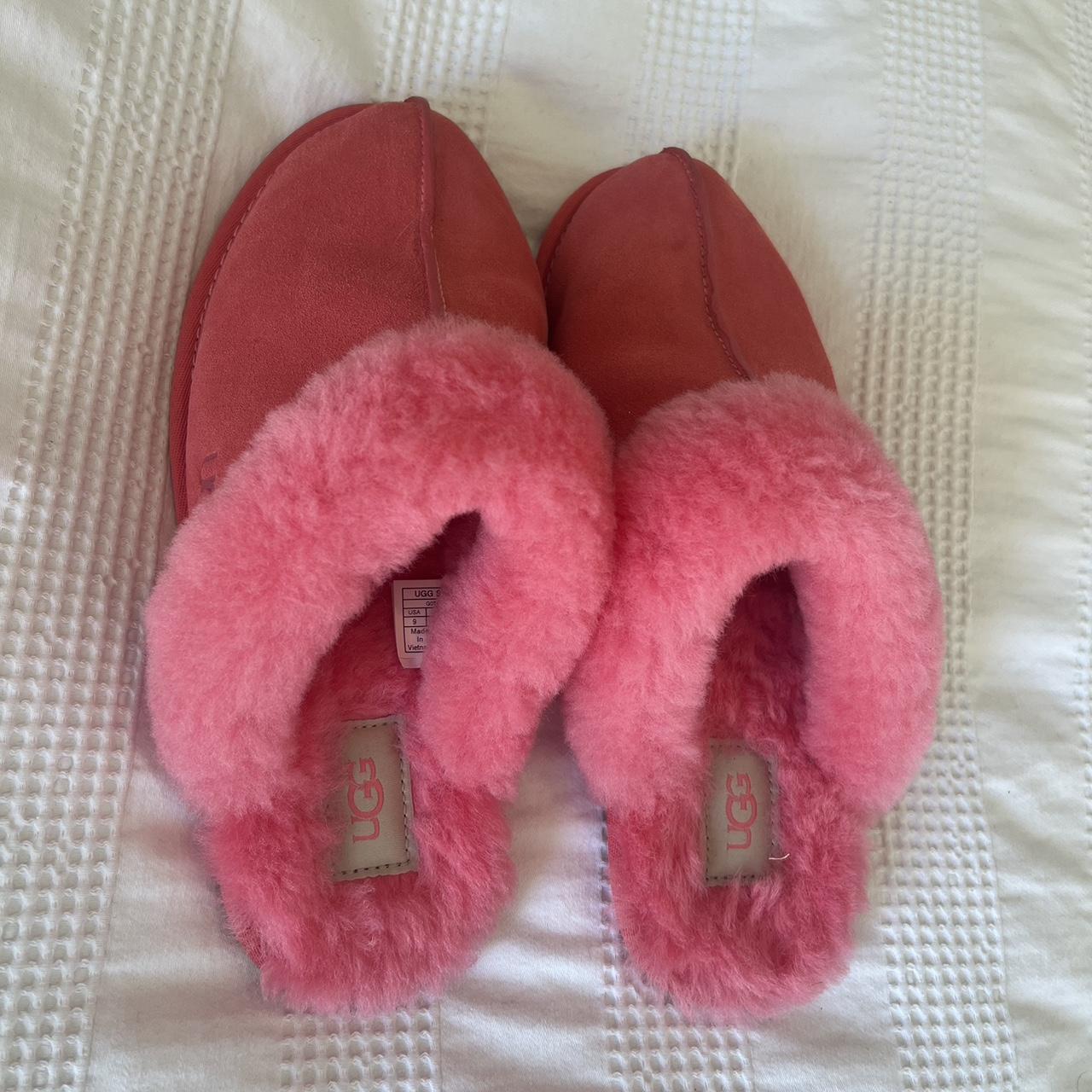 UGG Women's Pink Slippers | Depop