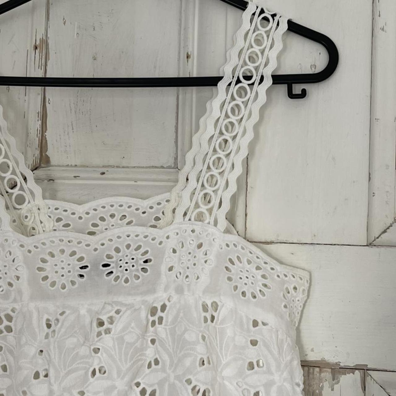 Zara Women's White Top Depop