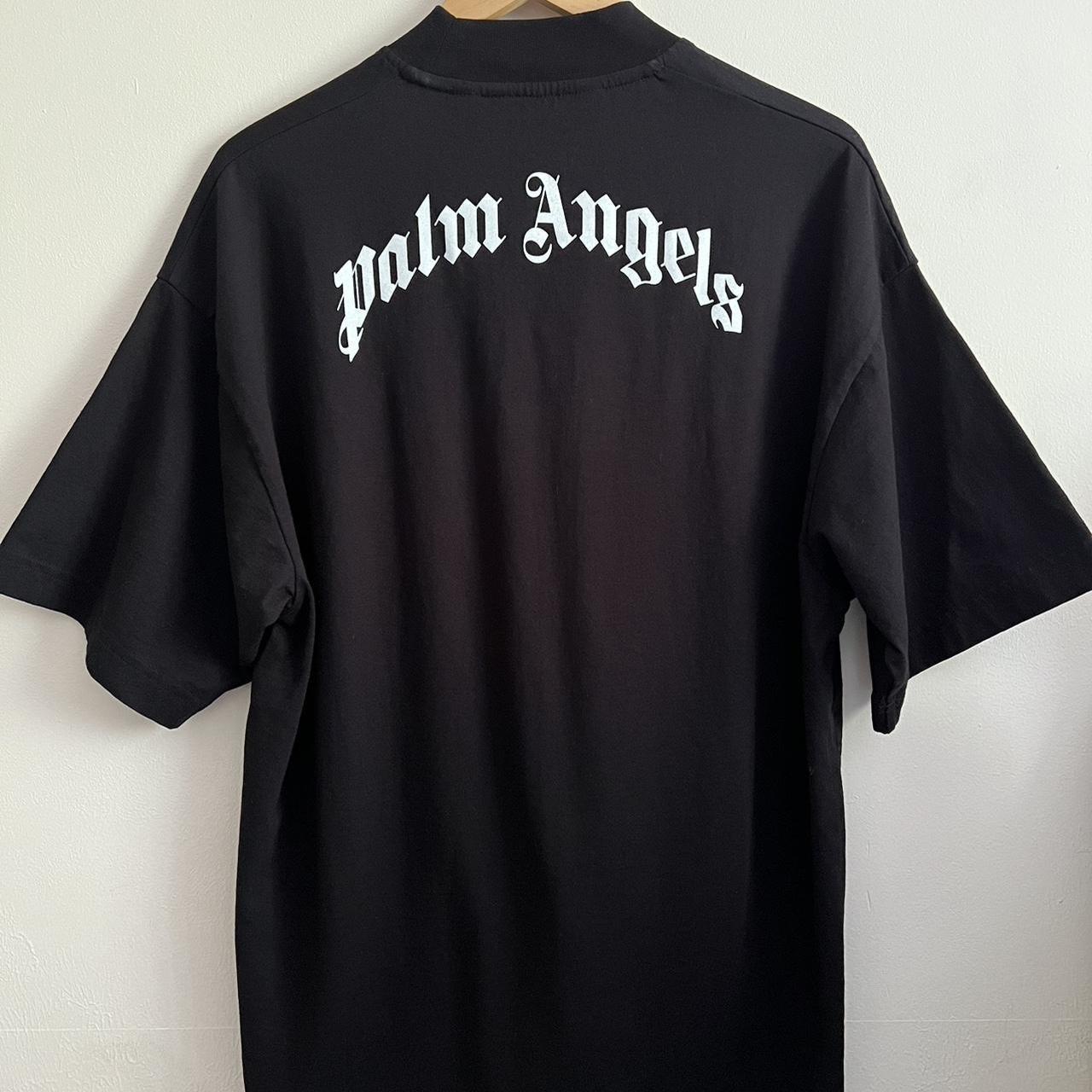 Palm Angels Women's Black T-shirt | Depop