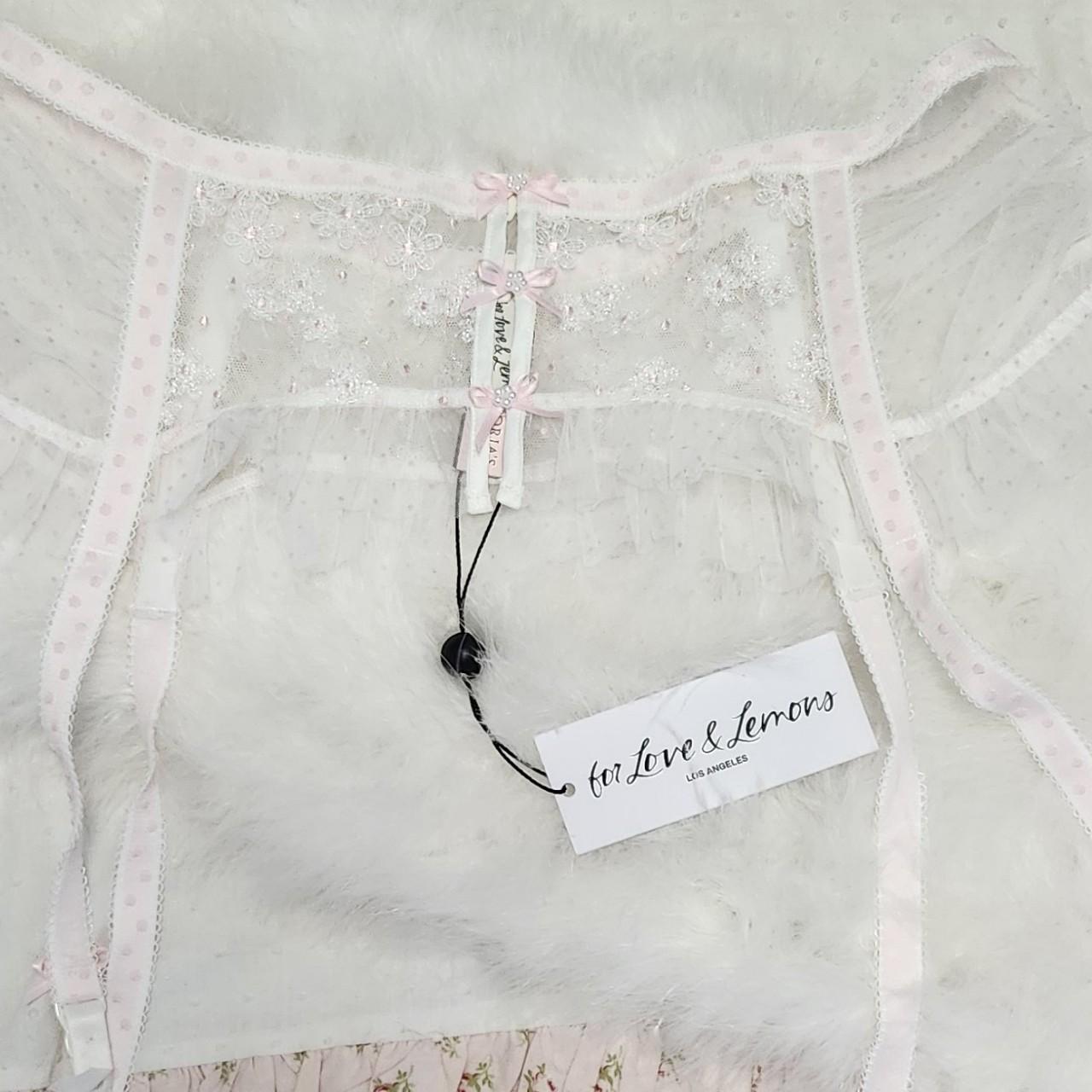 For Love and lemons Evie Garter size M and NWT never... Depop