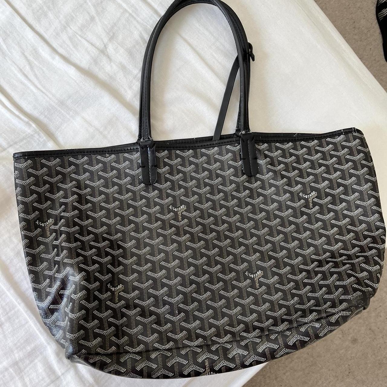 Goyard black tote Used a bit Bad is in amazing... - Depop