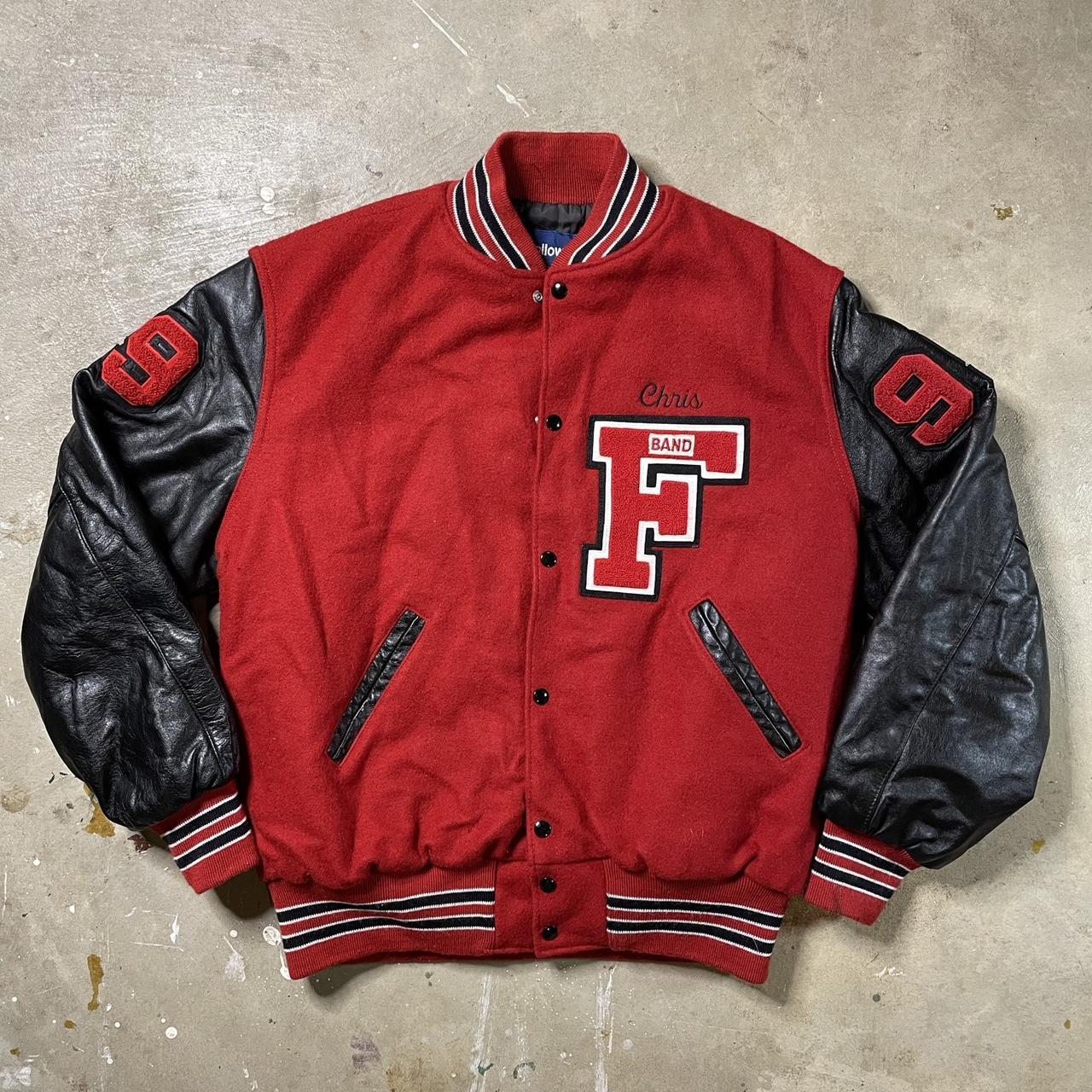 Vintage 1995 Varsity Jacket size XL... - Depop