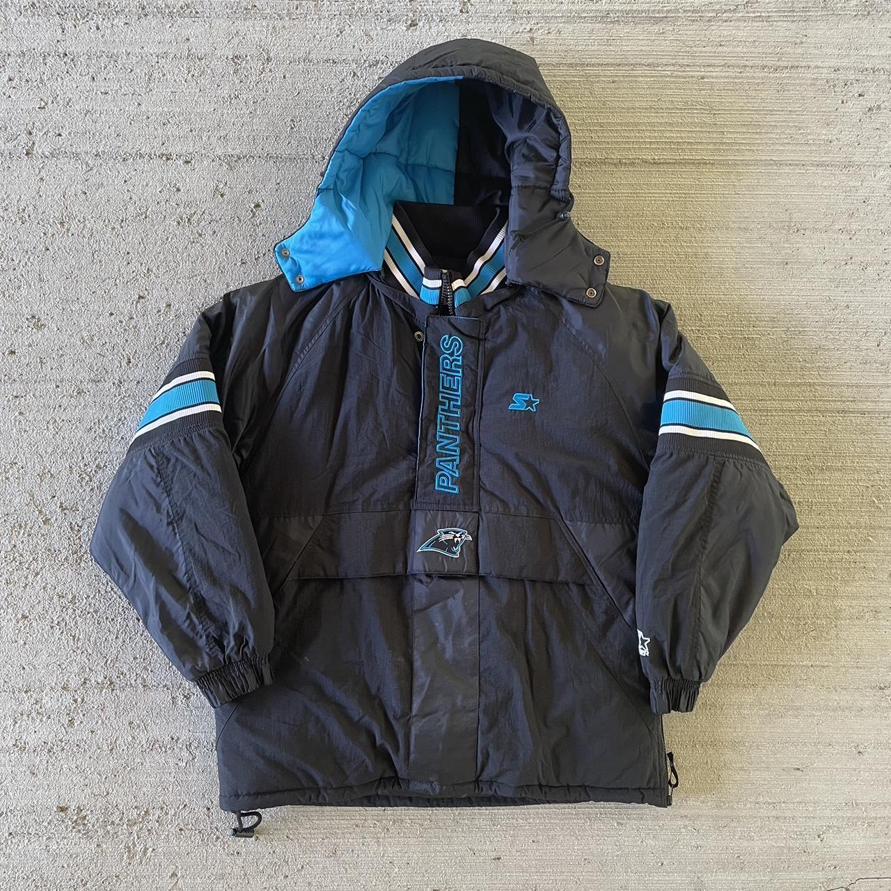 1990s Carolina Panthers Pro Line Starter Jacket... - Depop