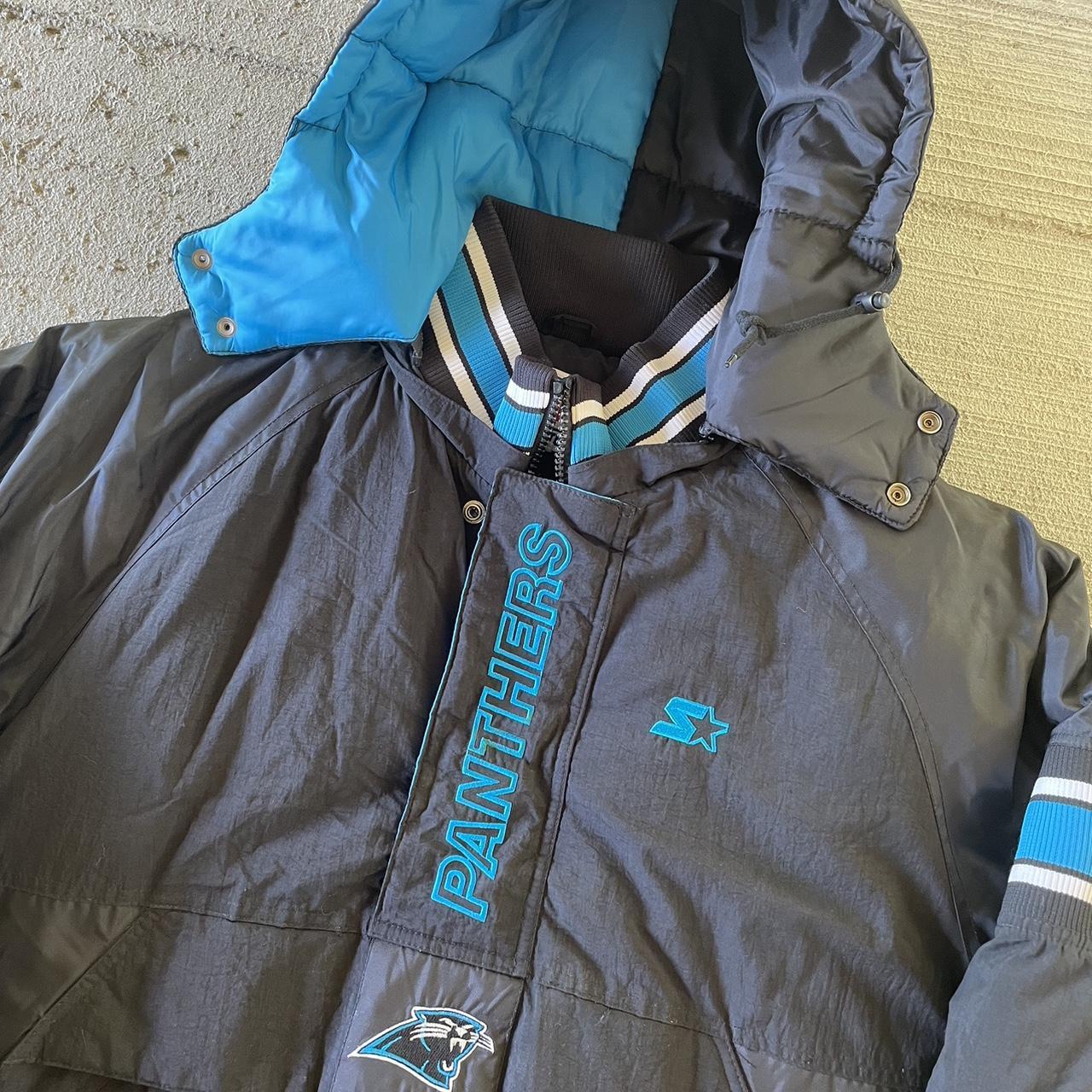 1990s Carolina Panthers Pro Line Starter Jacket... - Depop