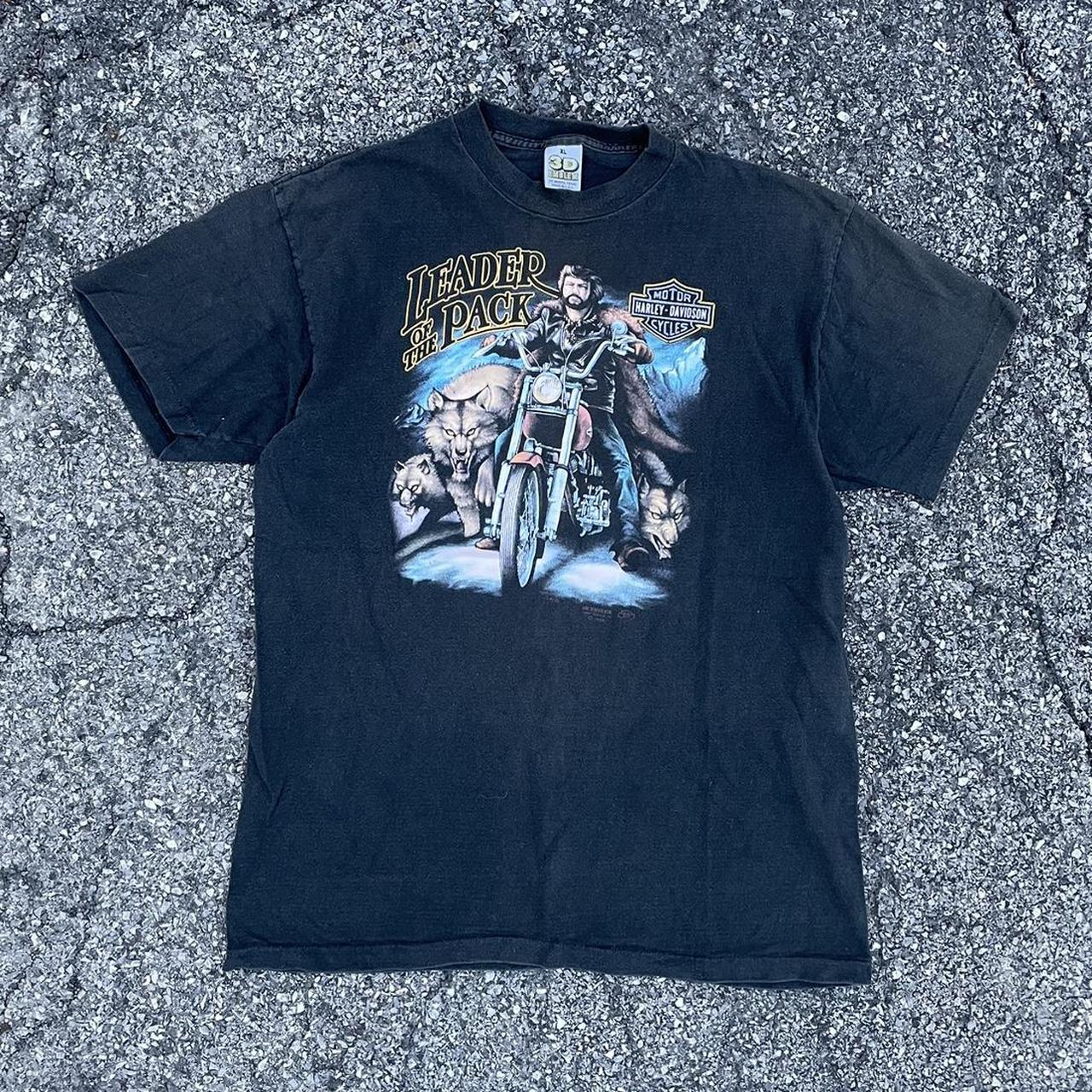 1988 Harley Davidson 3D Emblem 'Leader of the Pack' | Depop