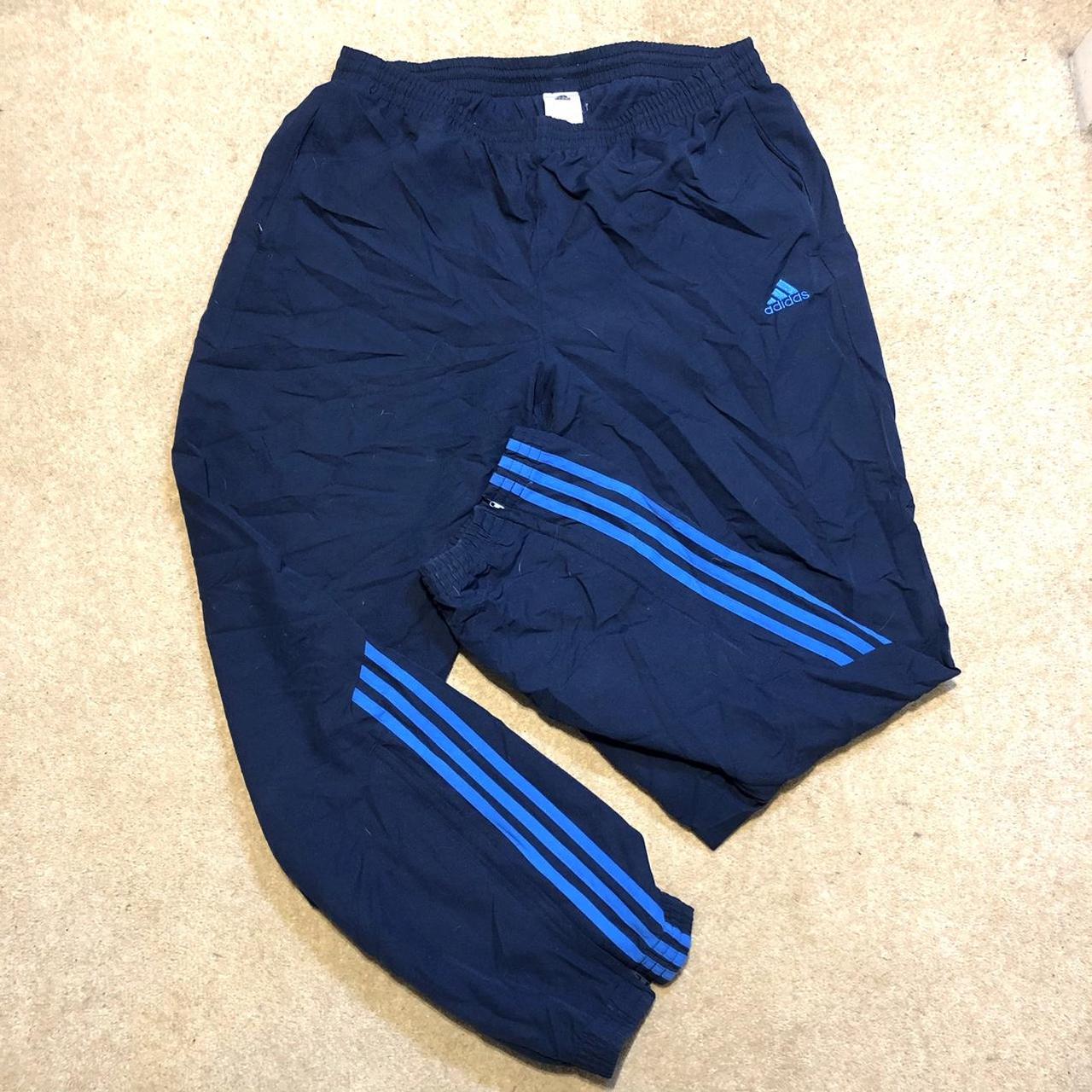 Adidas Mens Navy And Blue Joggers Tracksuits Depop