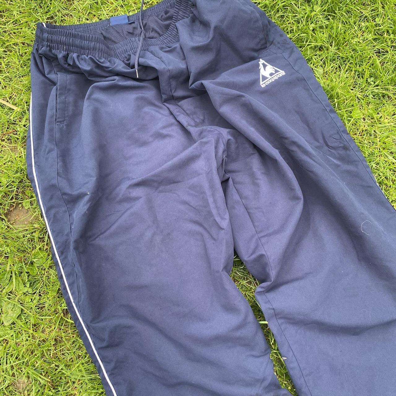 Le Coq Sportif Men's Navy and White Joggers-tracksuits | Depop