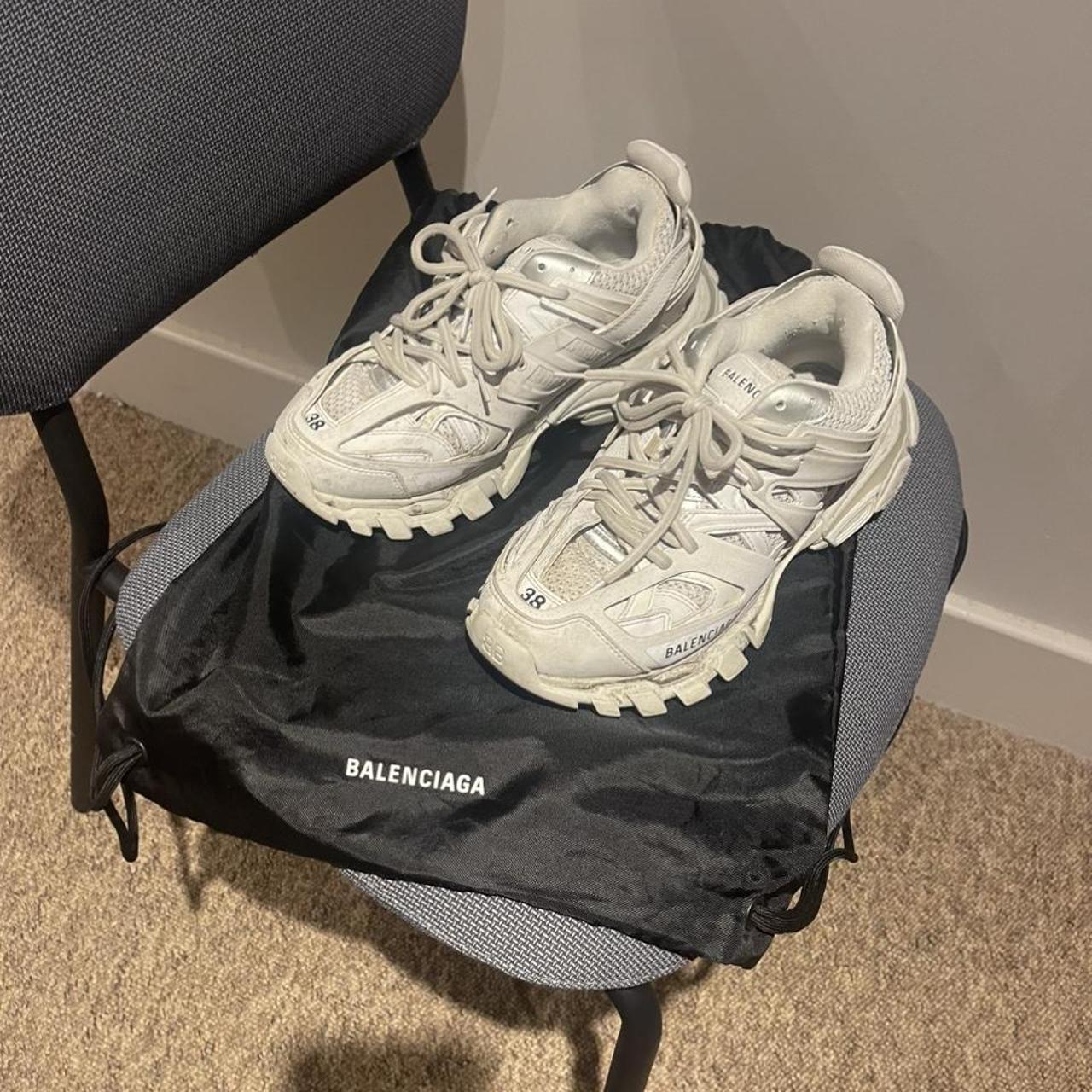 balenciaga runners womens white